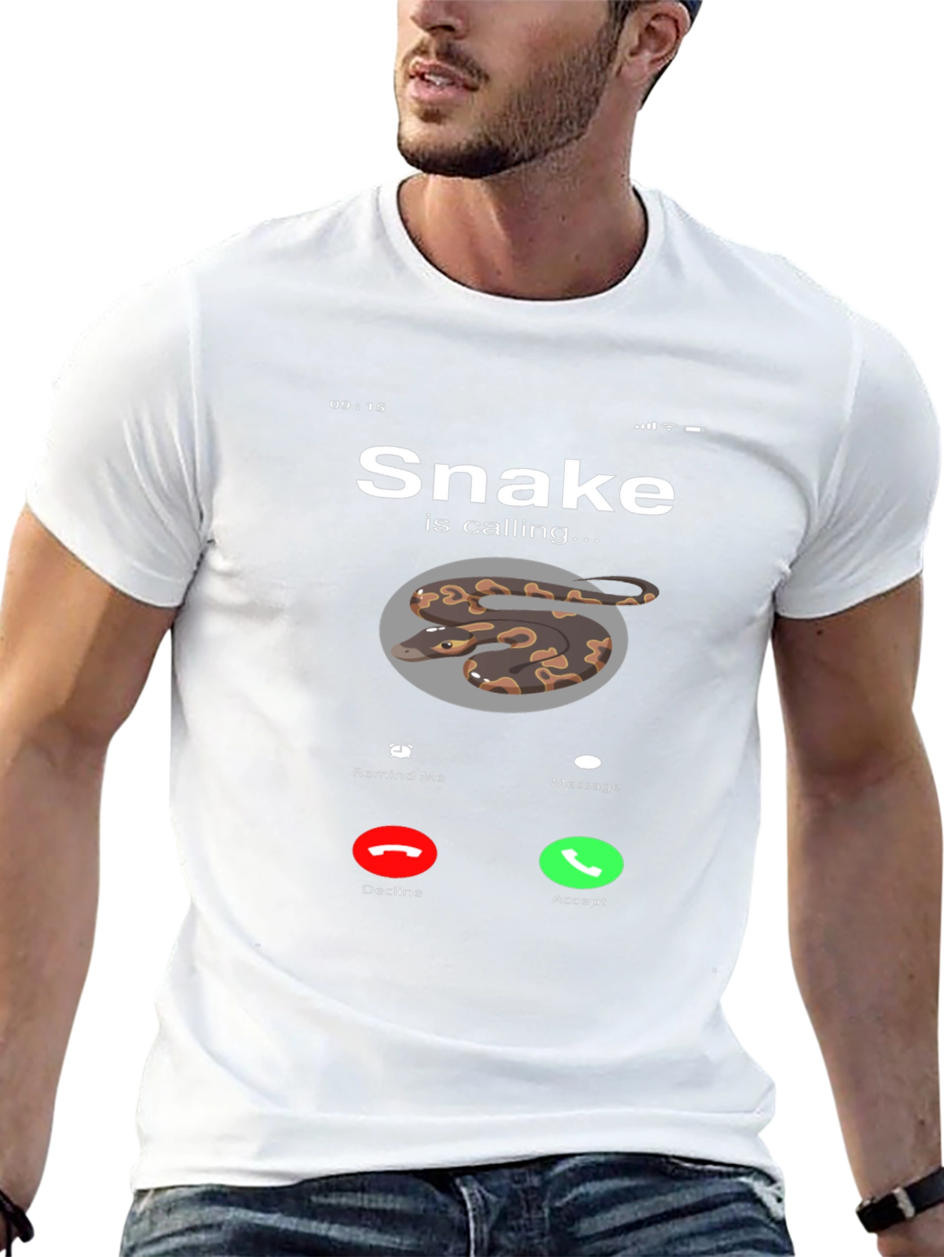 Black Snake is Calling Graphic Tee view 13