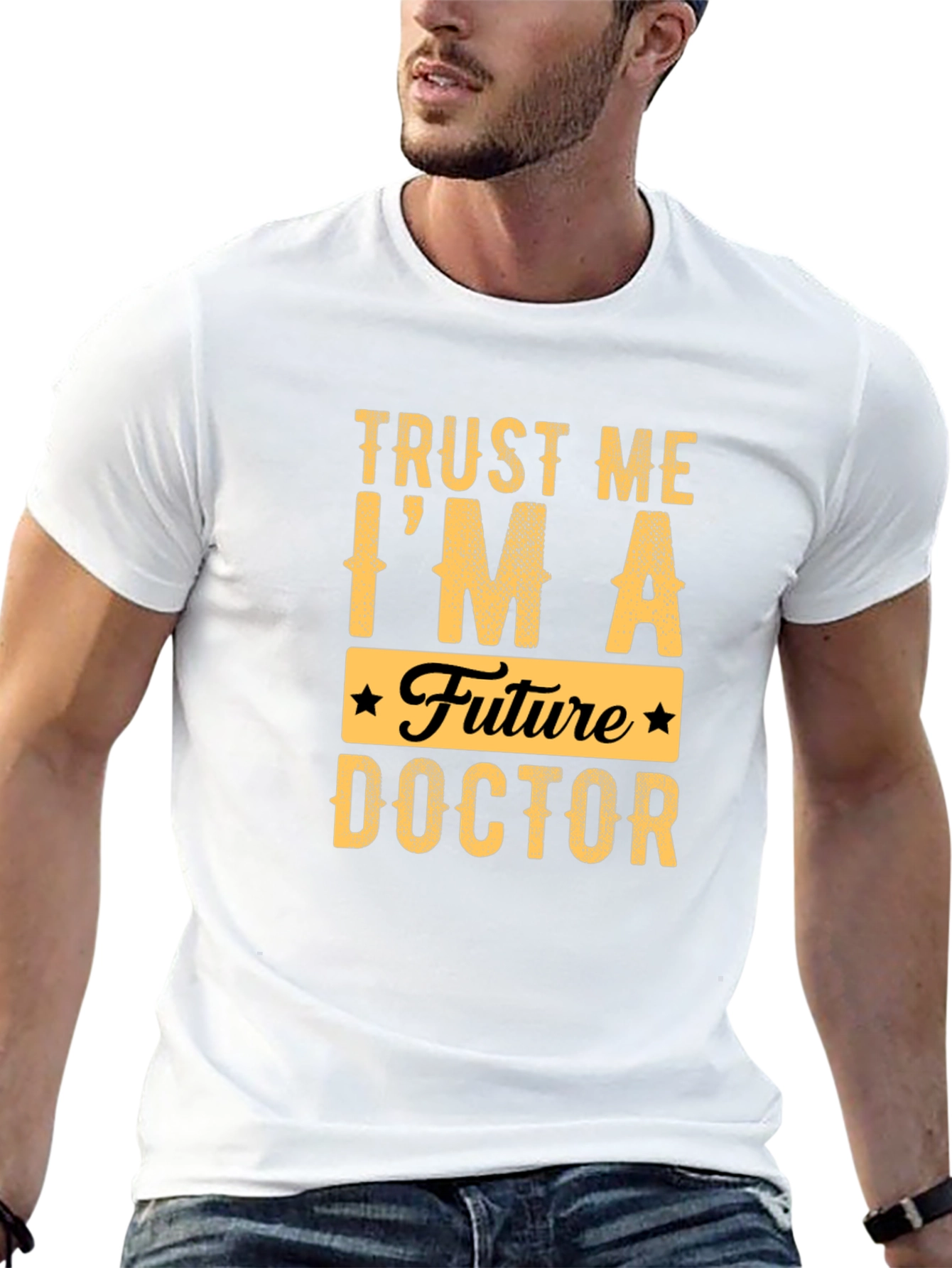 Black Future Doctor Graphic T-Shirt view 13