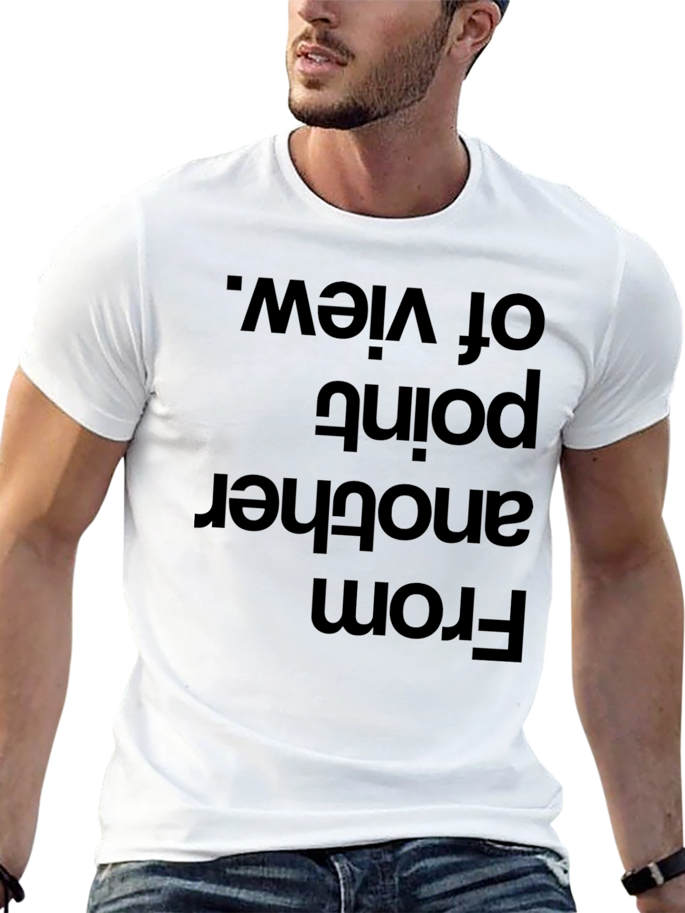 Black Perspective T-Shirt - From Another Point of View view 13