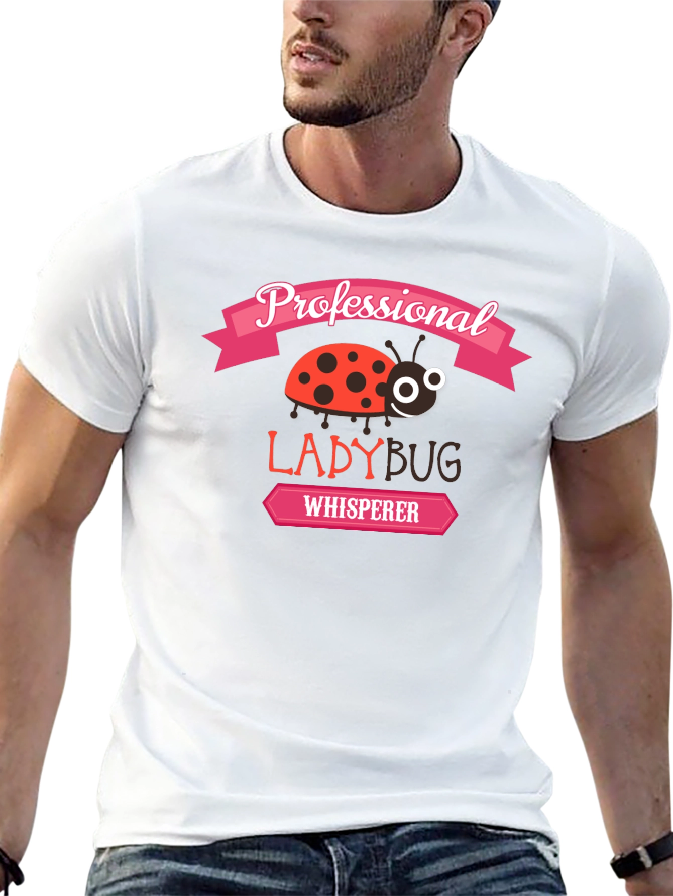 Professional Ladybug Whisperer Graphic T-Shirt - 13