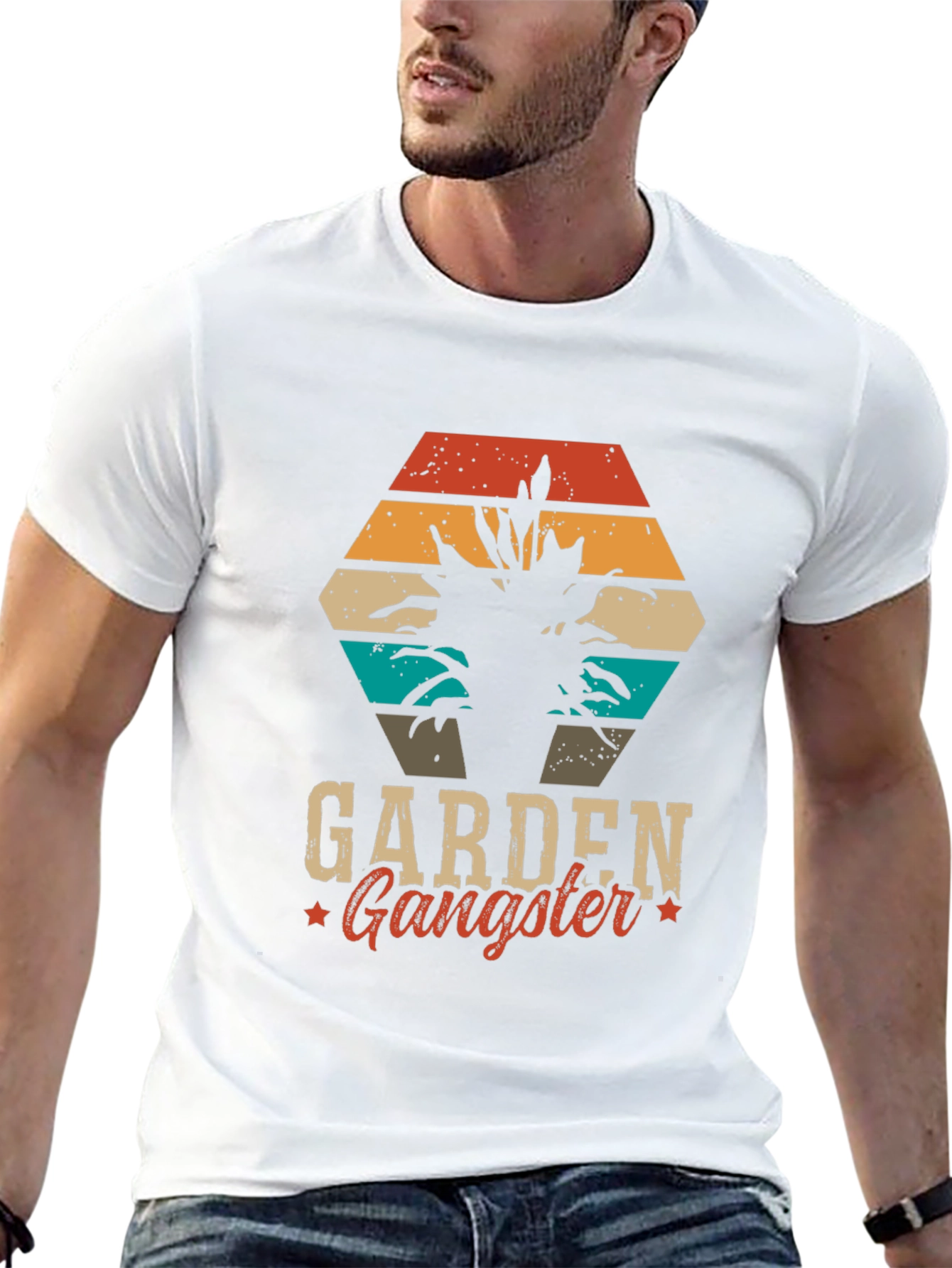 Black Garden Gangster Graphic Tee - Black T-Shirt view 13