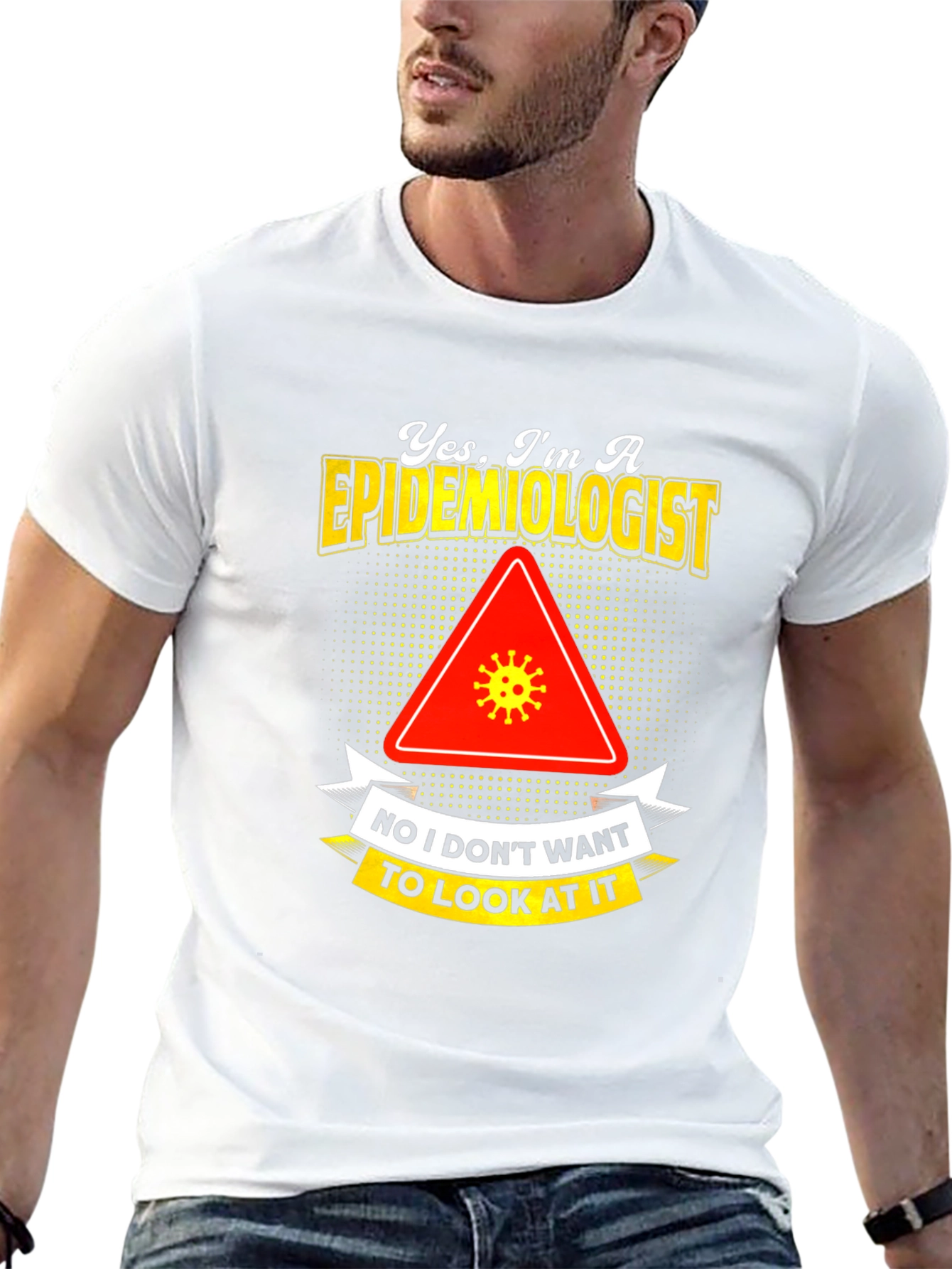 Black Epidemiologist Novelty Graphic T-Shirt view 13