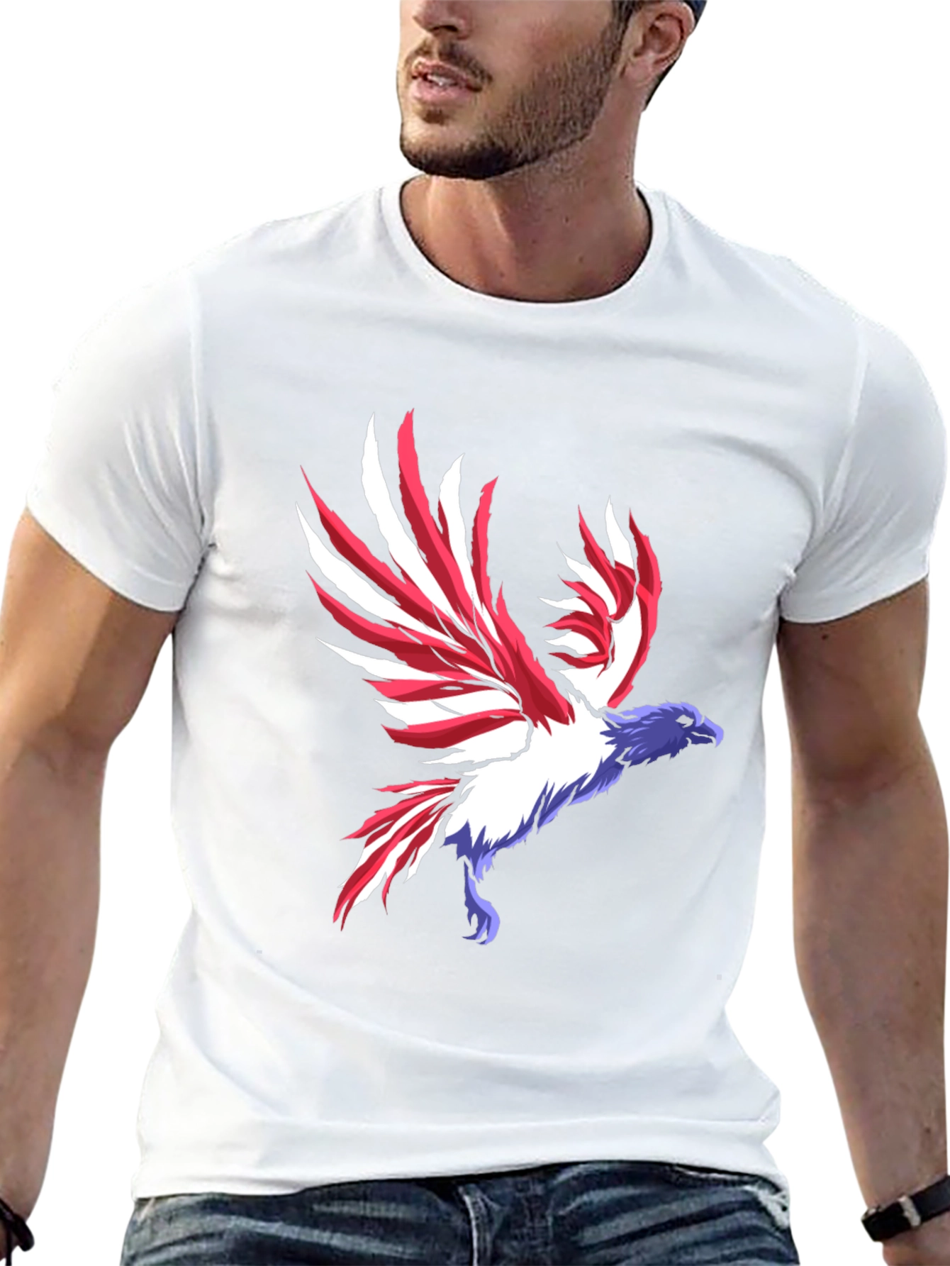 Black American Eagle Graphic Tee view 13