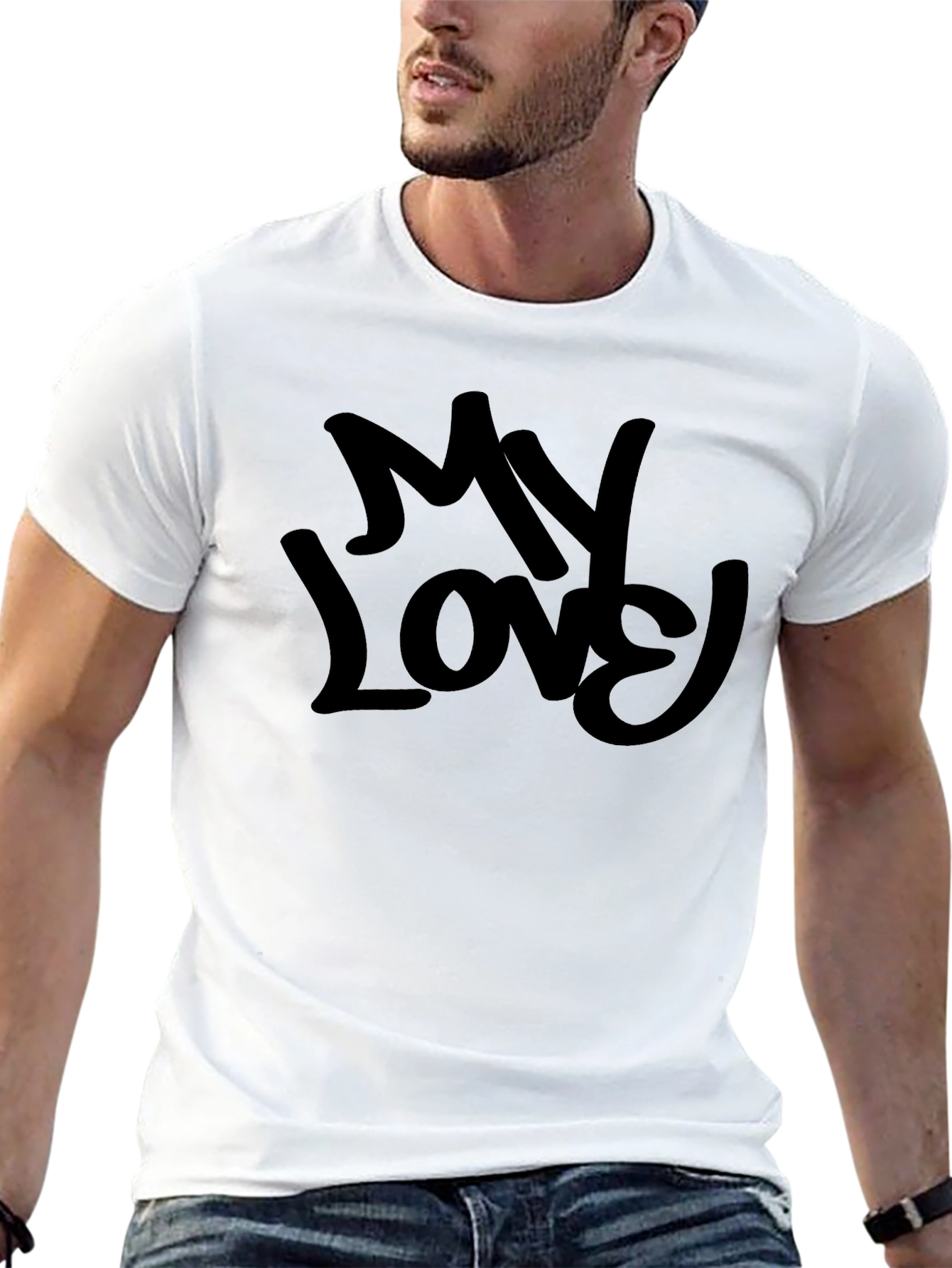 Black My Love Black Graphic Tee view 13