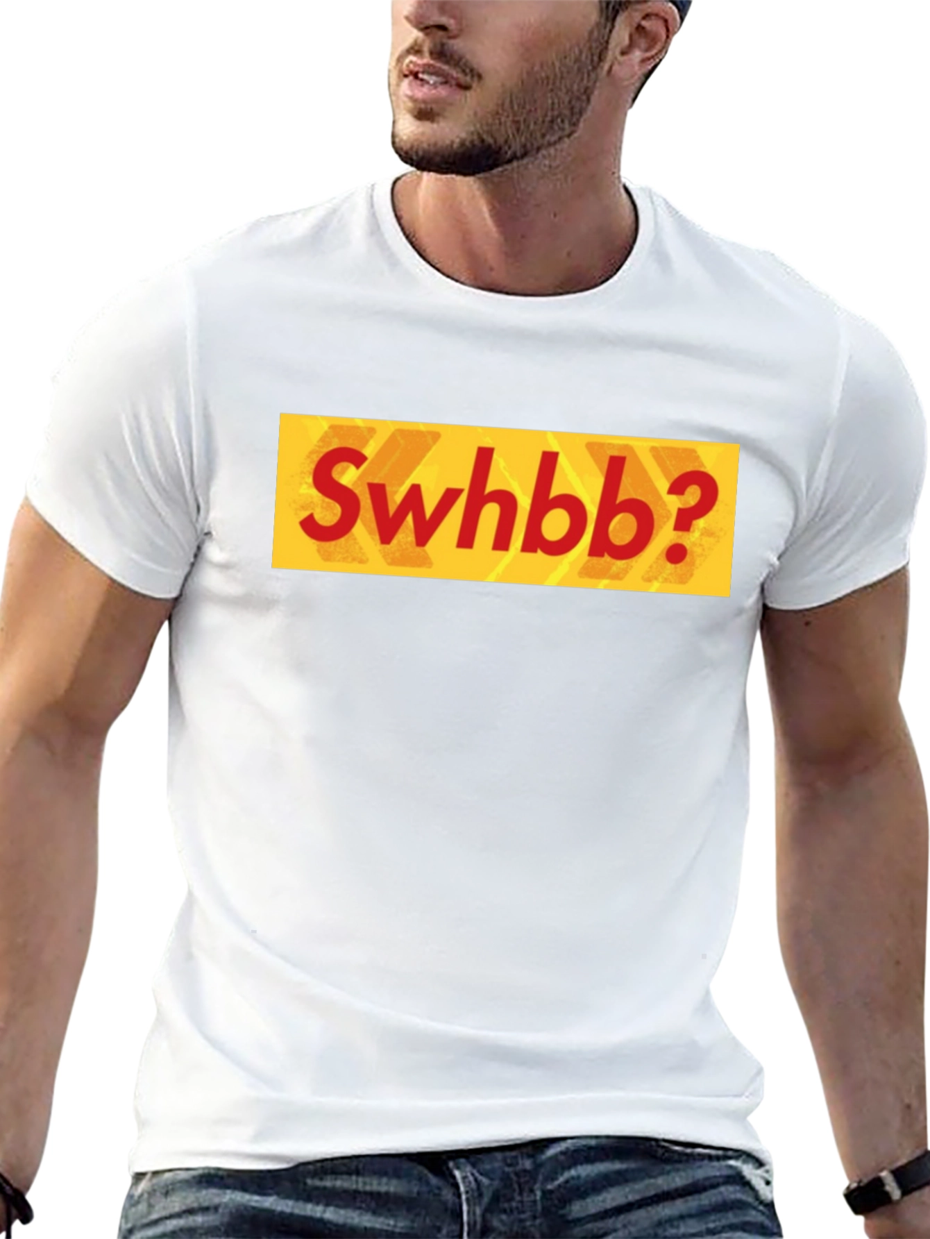 Black Swhbb? Graphic Tee - Funny T-Shirt view 13