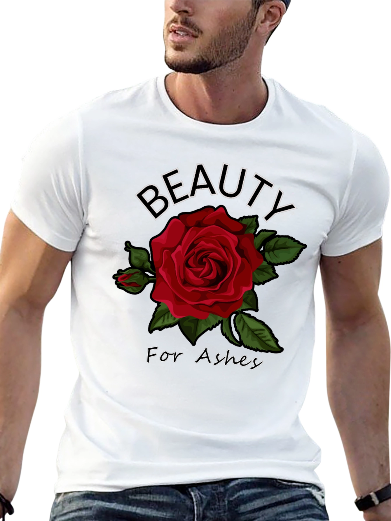 Black Beauty for Ashes Rose Graphic T-Shirt view 13