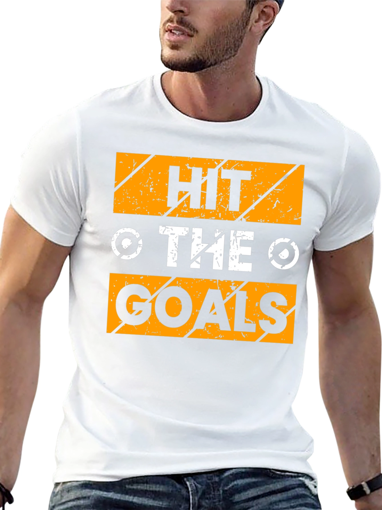 Black Hit The Goals Graphic T-Shirt view 13