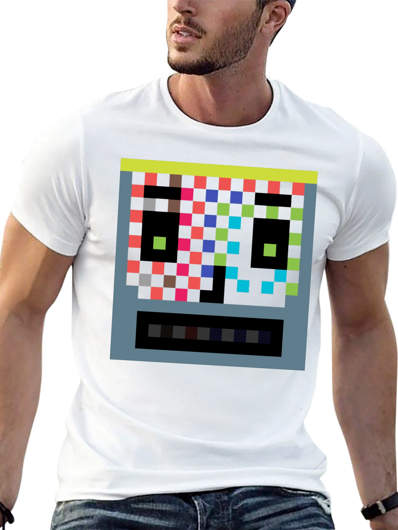 Black Pixelated Arcade Game T-Shirt - Retro Gaming view 13