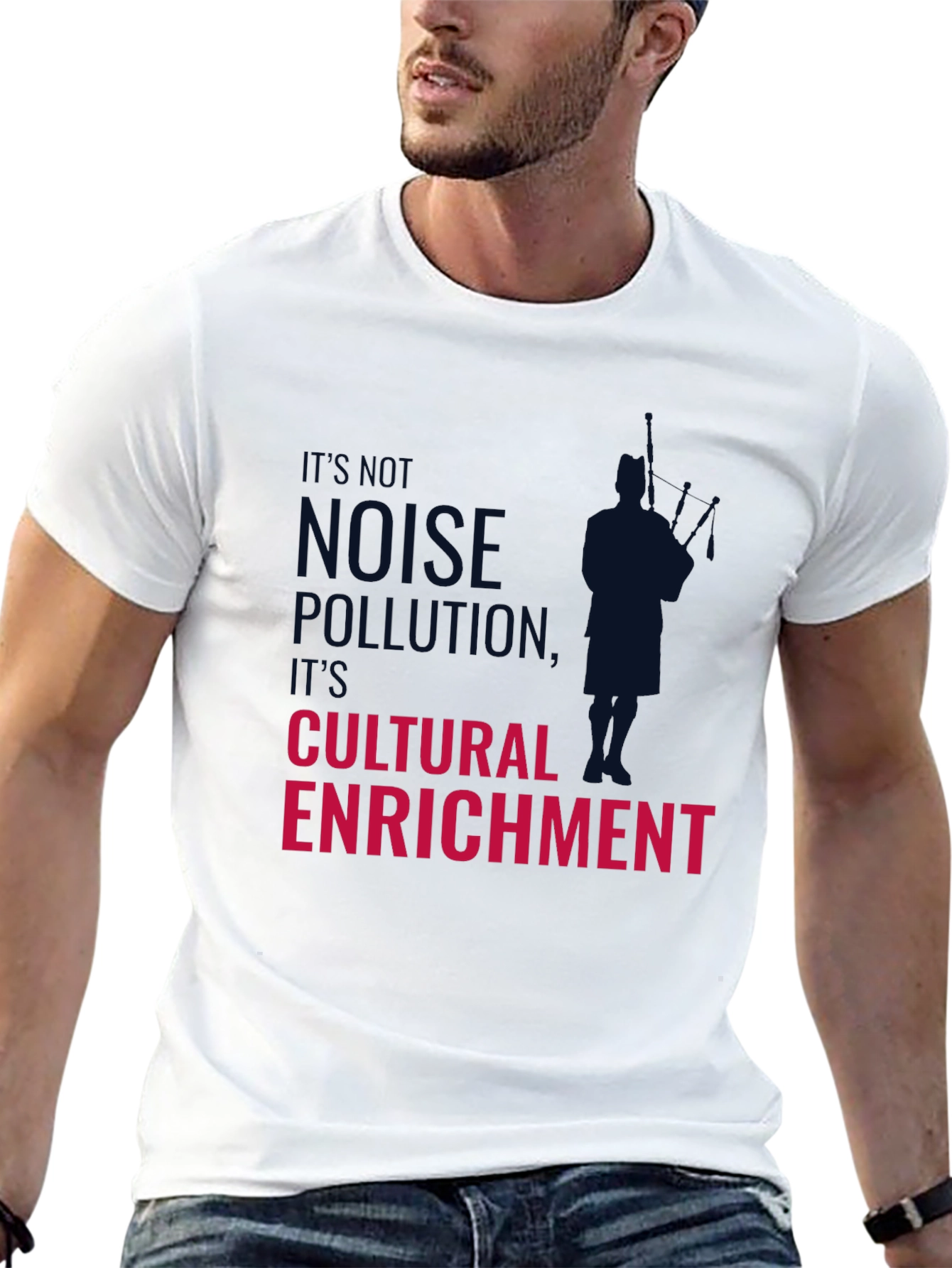 Cultural Enrichment Graphic Tee - Black Cotton T-Shirt - 13