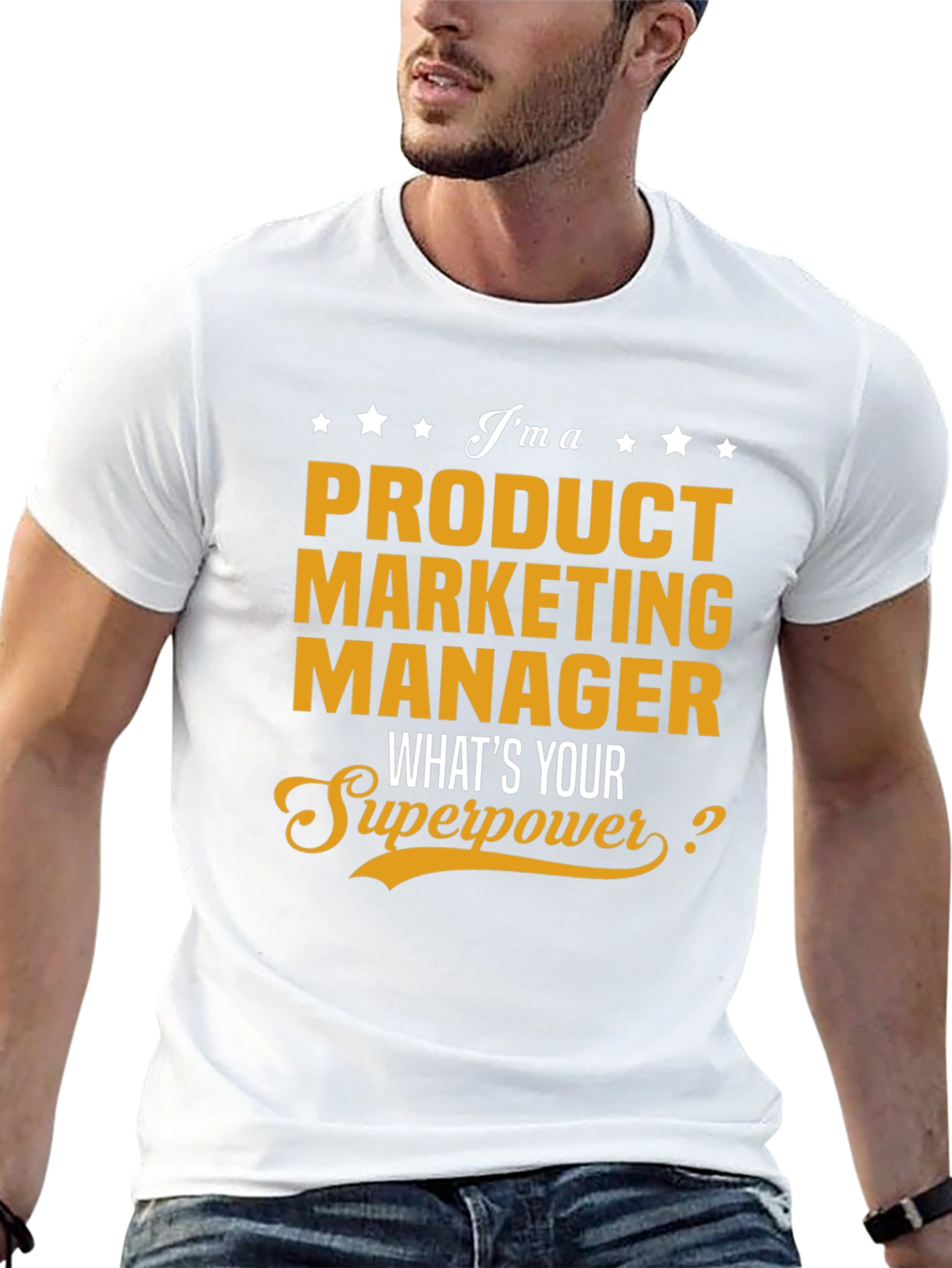 Black Product Marketing Manager Superpower T-Shirt view 13