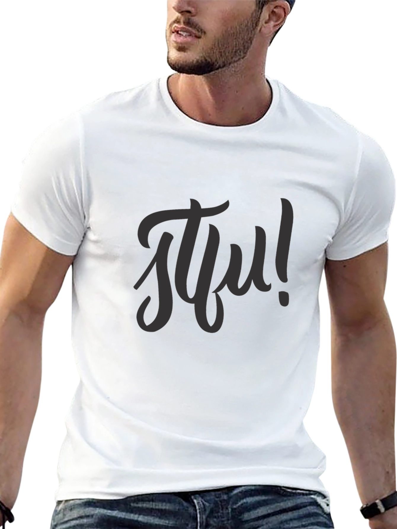 Black Black STFU Graphic Tee - Casual Style view 13