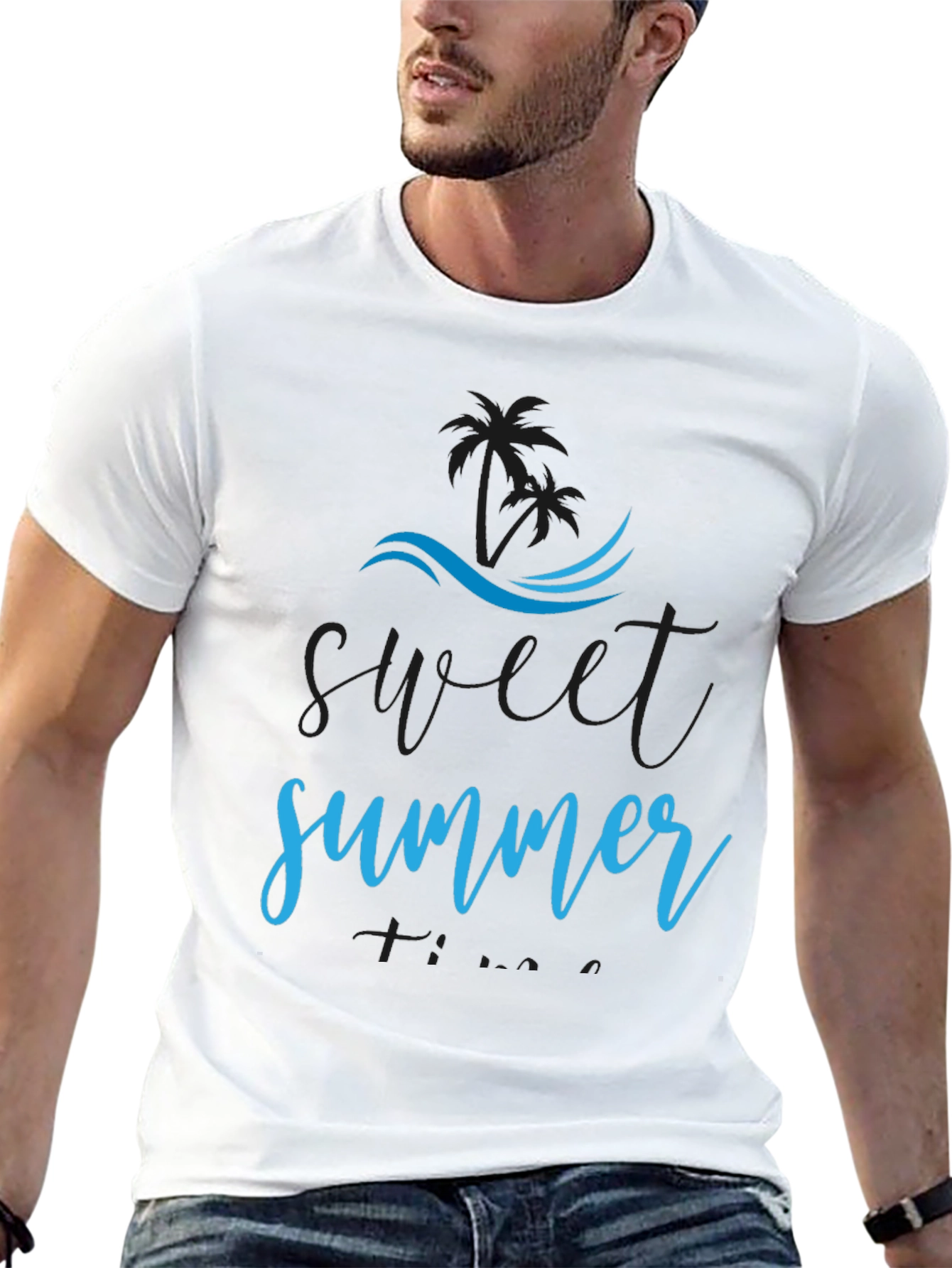 Black Sweet Summer T-Shirt - Beach Vibes view 13