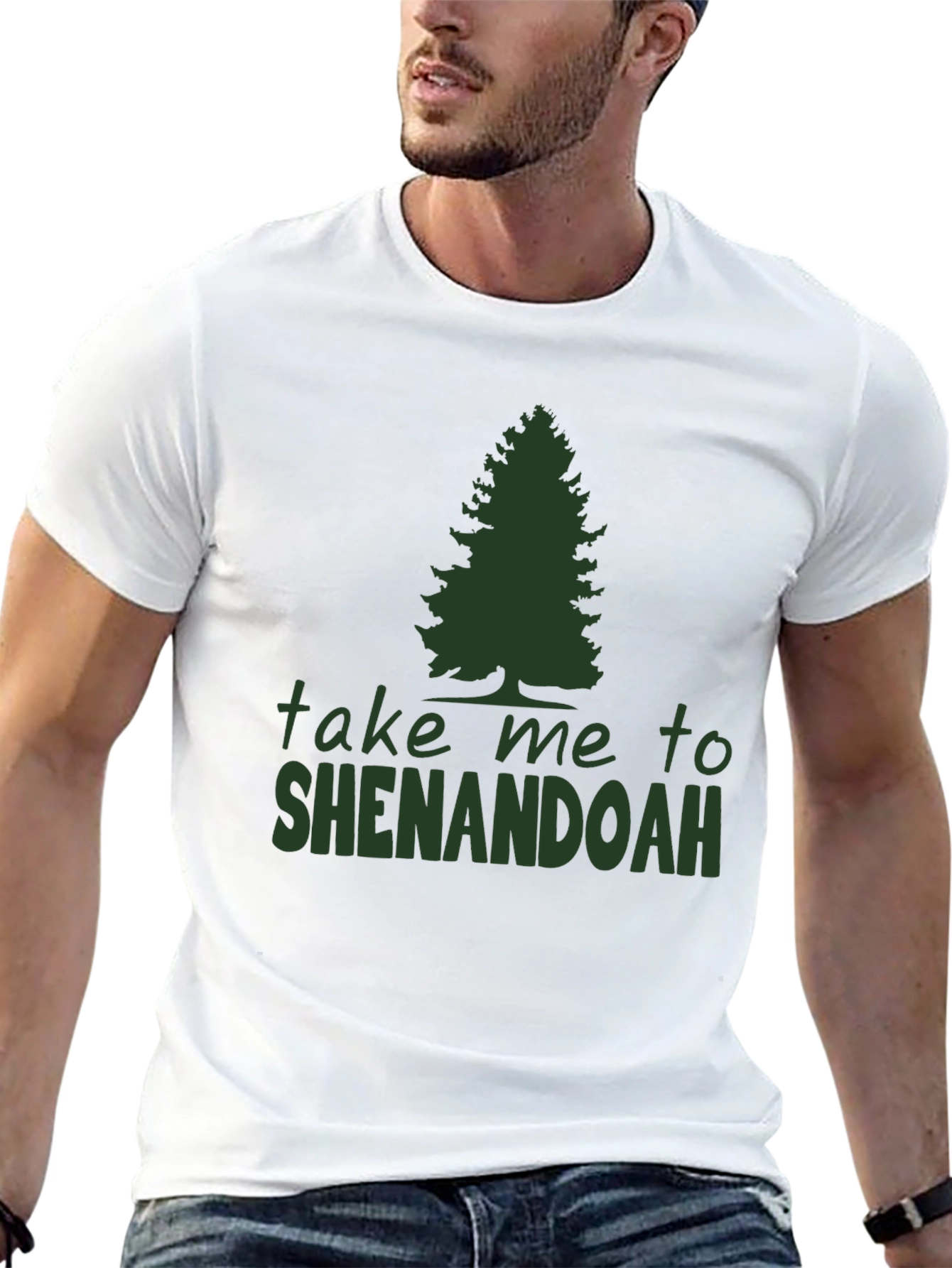 Black Shenandoah T-Shirt: Take Me to the Woods view 13