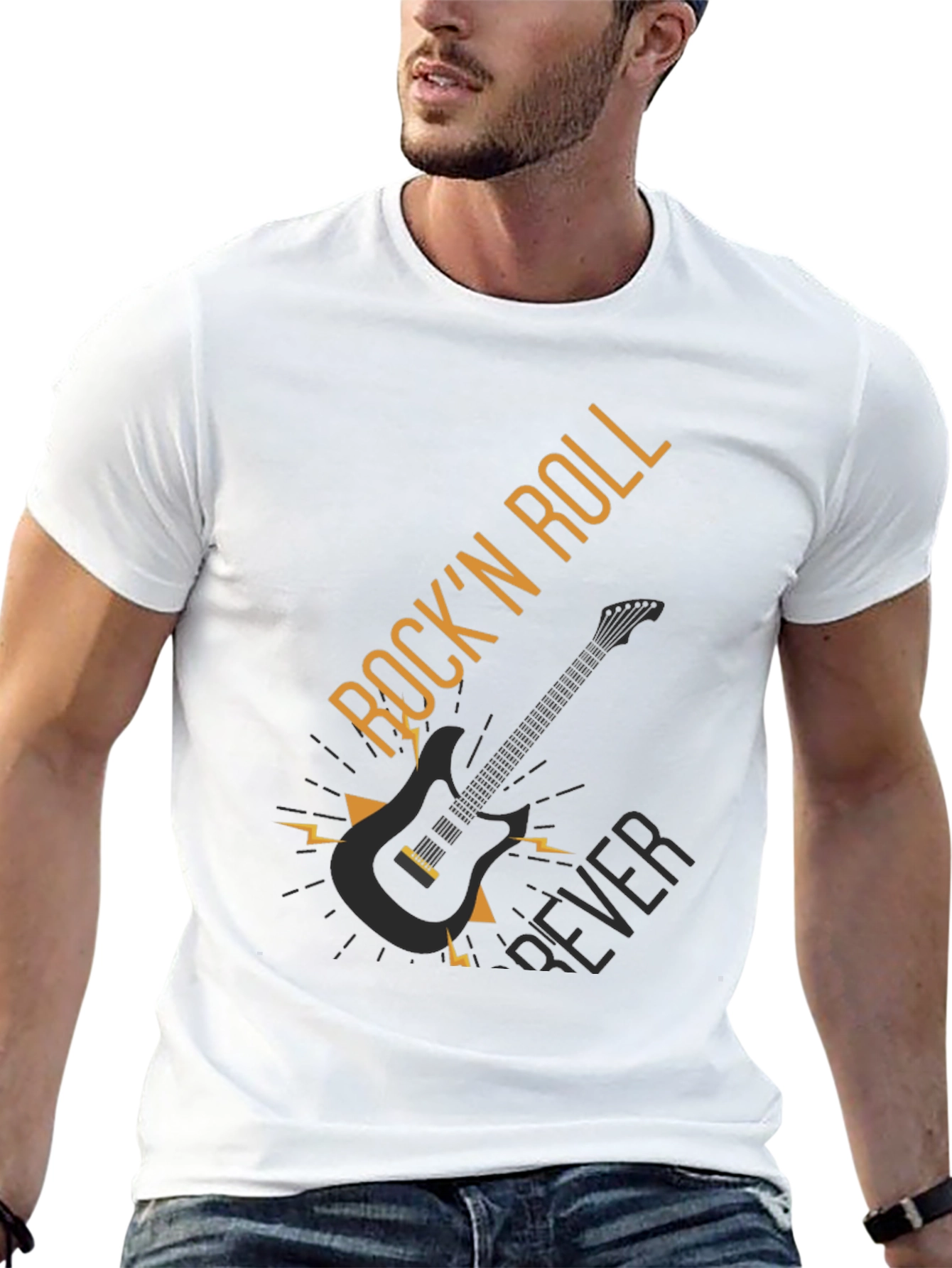 Black Rock 'n Roll Forever Black T-Shirt view 13