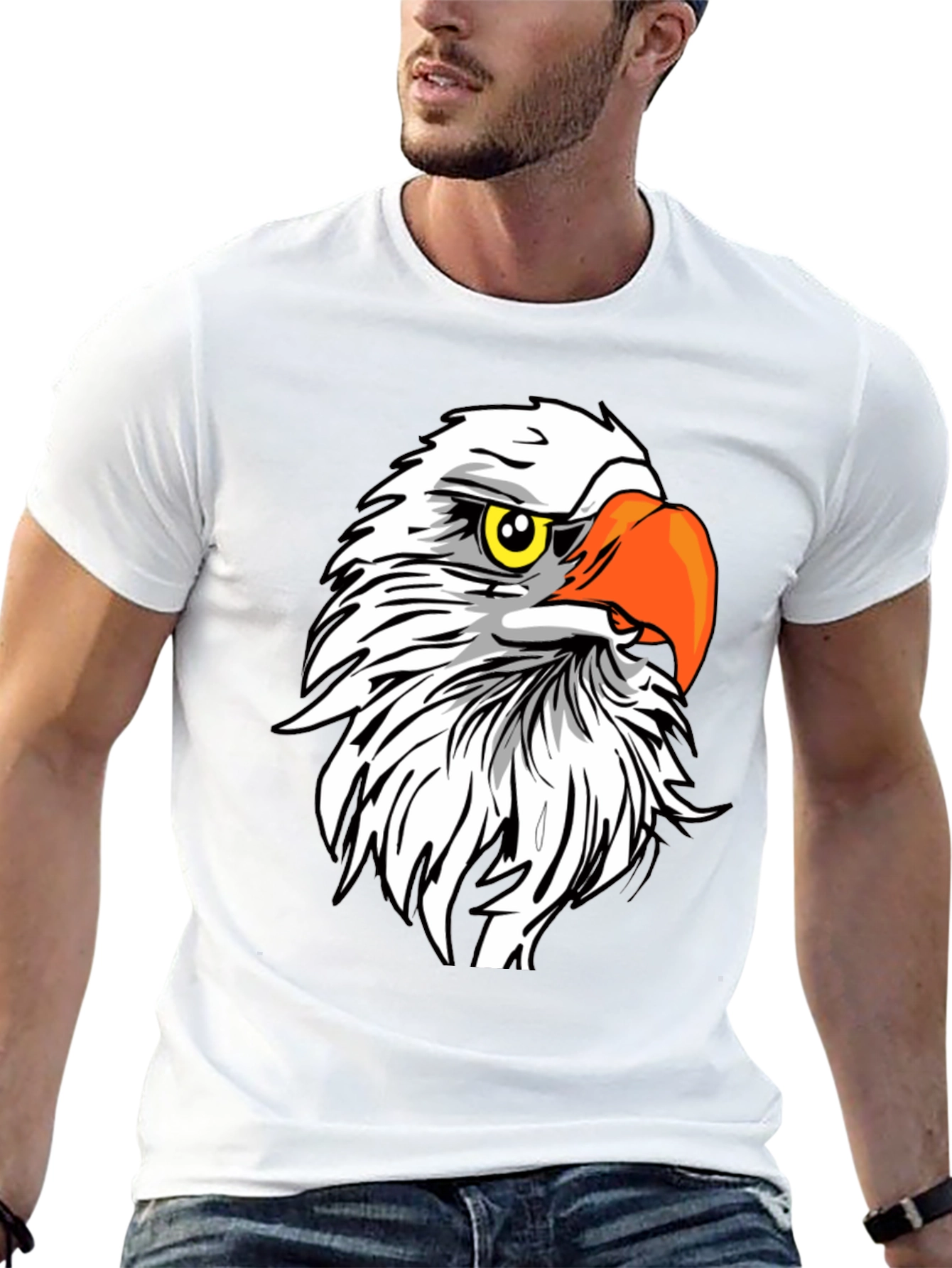 Black Eagle Graphic T-Shirt - Bold and Patriotic view 13