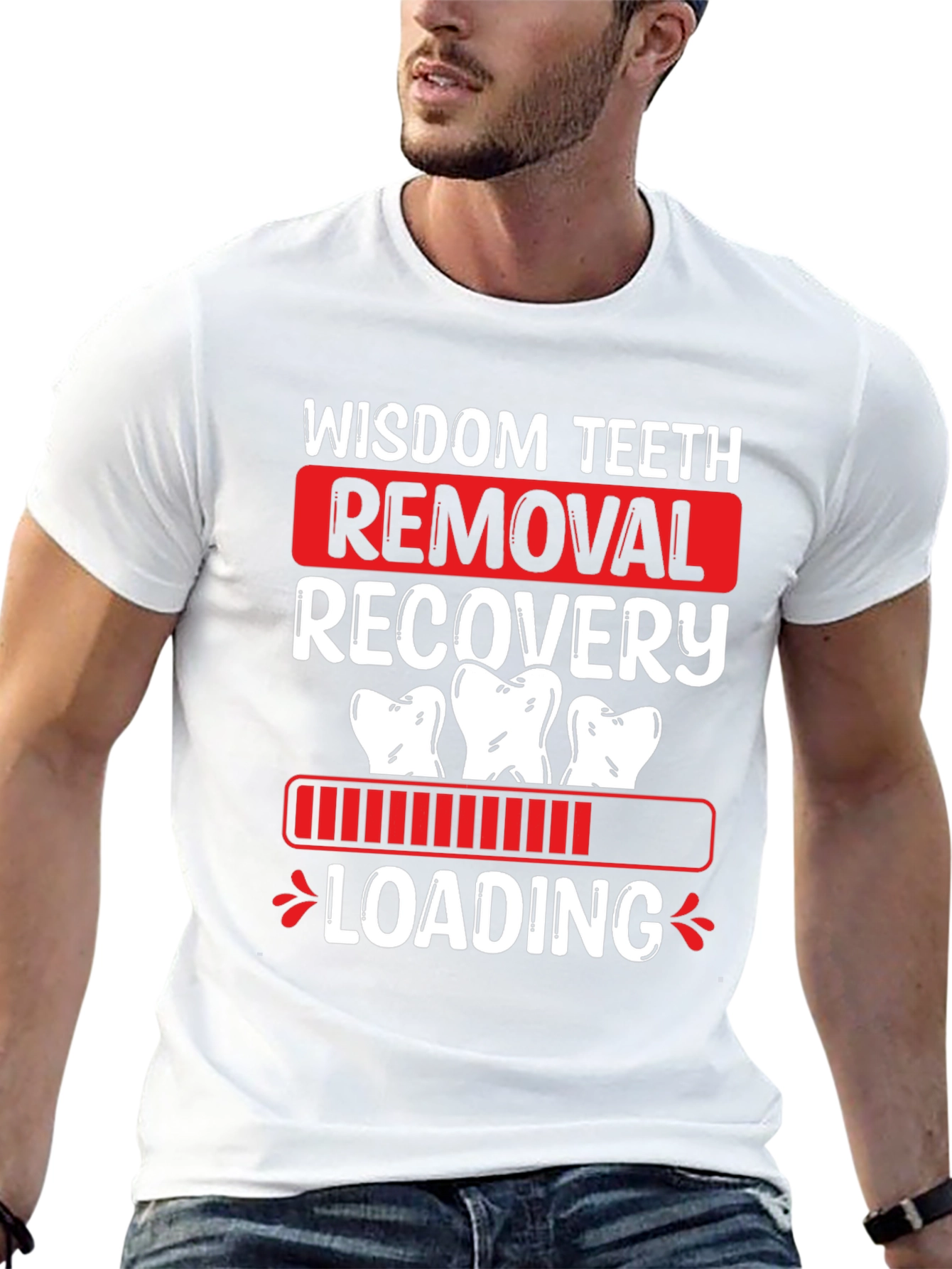 Black Wisdom Teeth Removal Recovery T-Shirt view 13