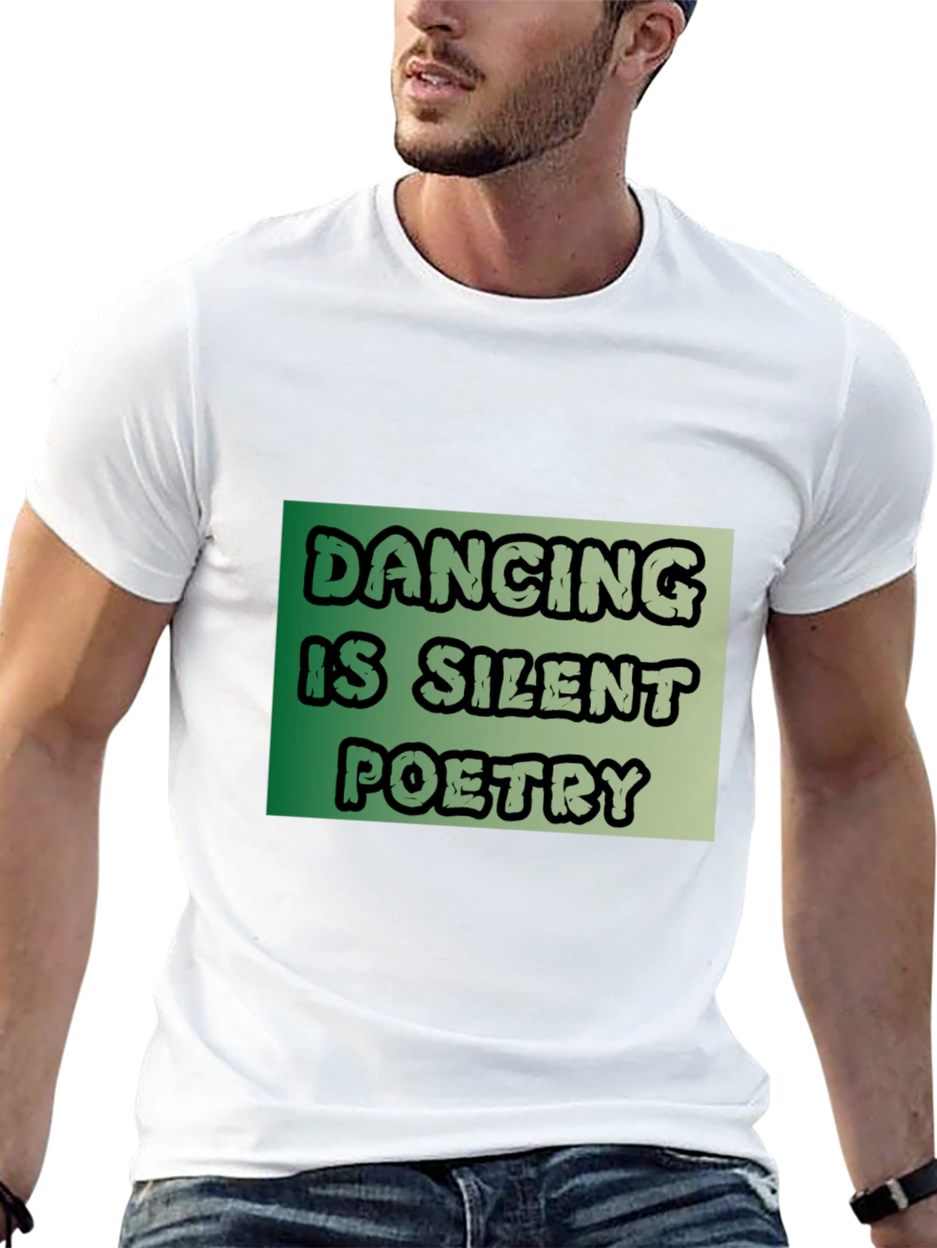 Black Dancing Is Silent Poetry Graphic Tee view 13