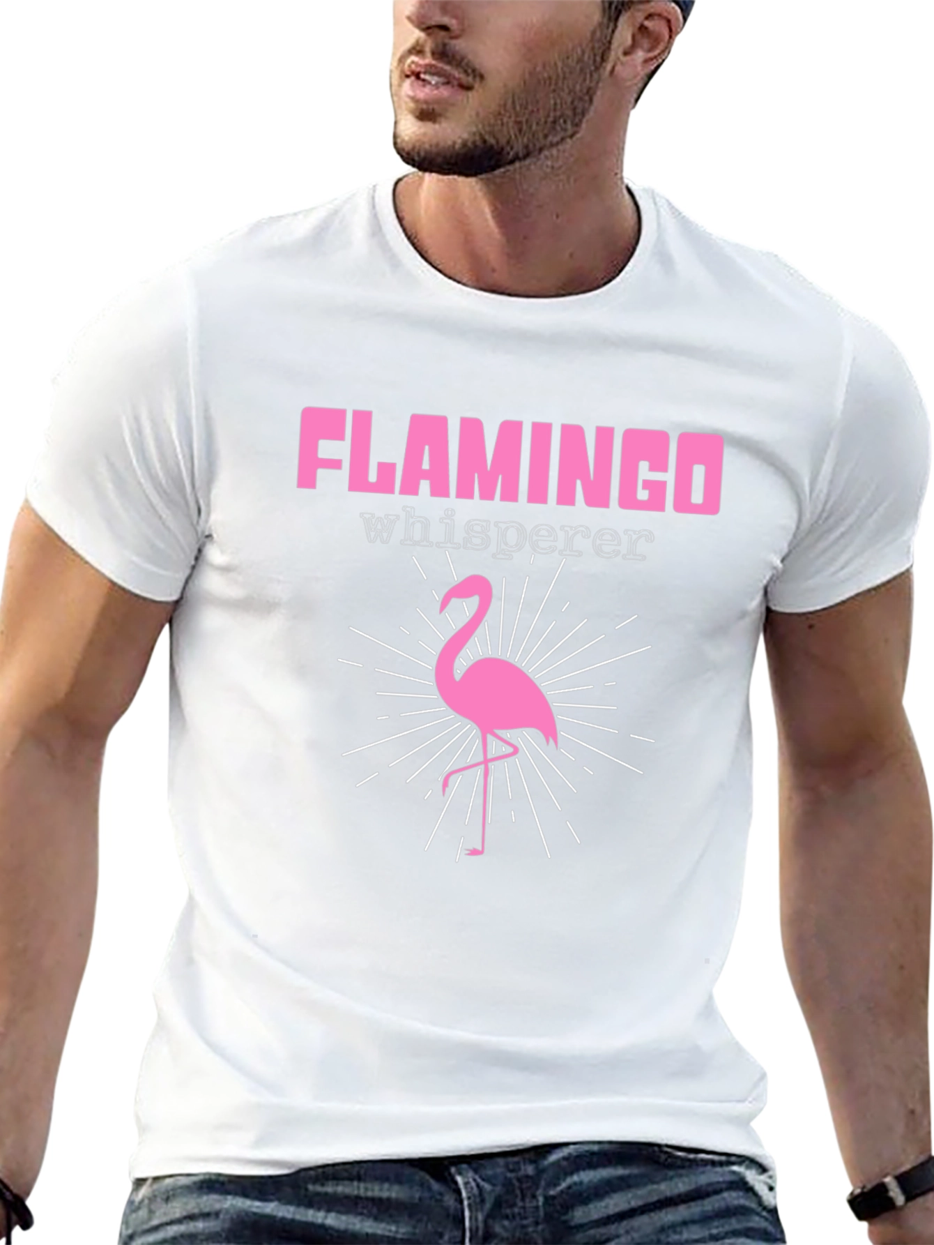 Black Flamingo Whisperer Graphic Tee view 13