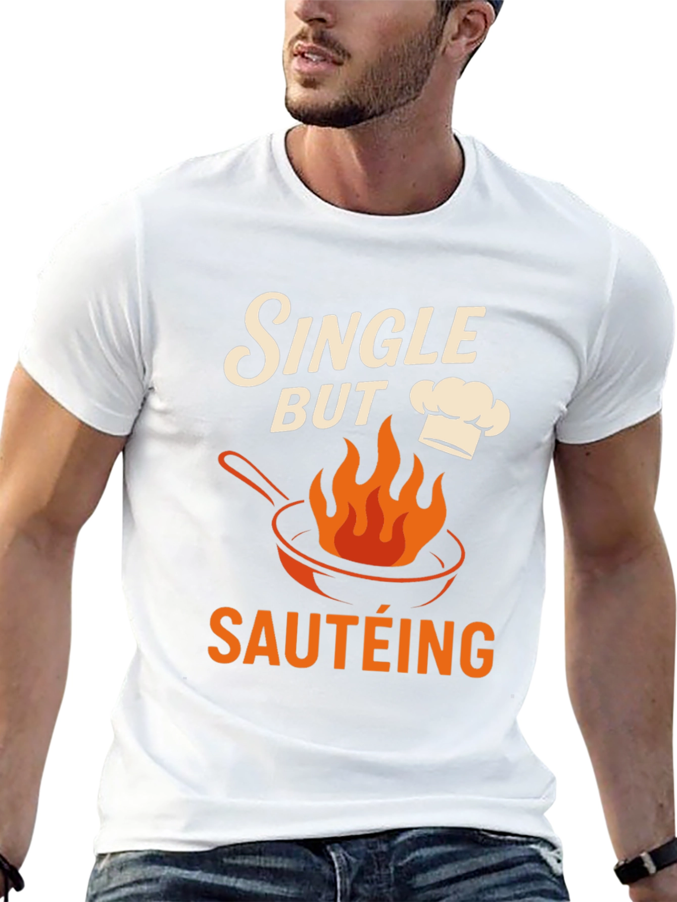 Black Single But Sautéing Funny Cook T-Shirt view 13