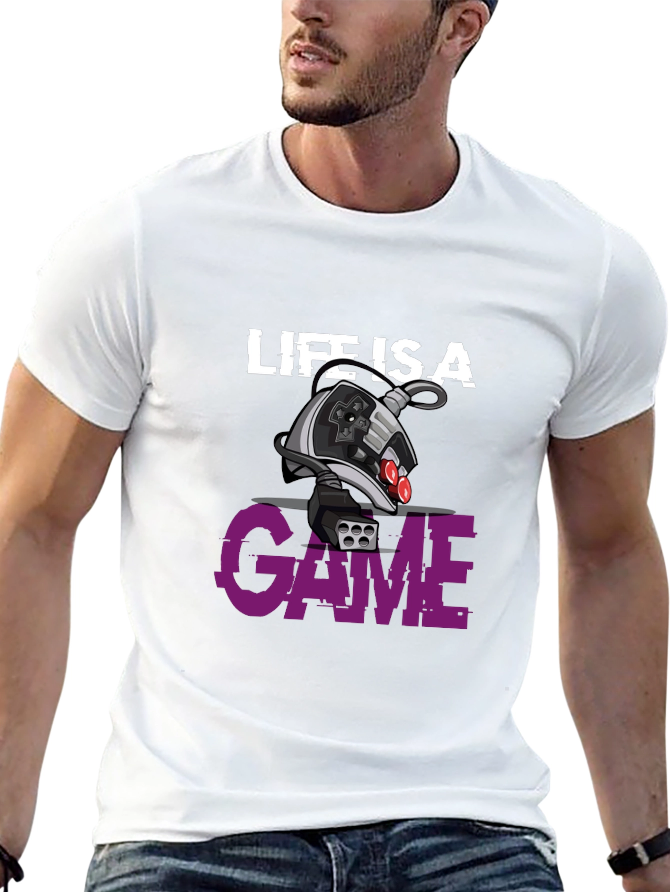 Black Life is a Game T-Shirt view 13