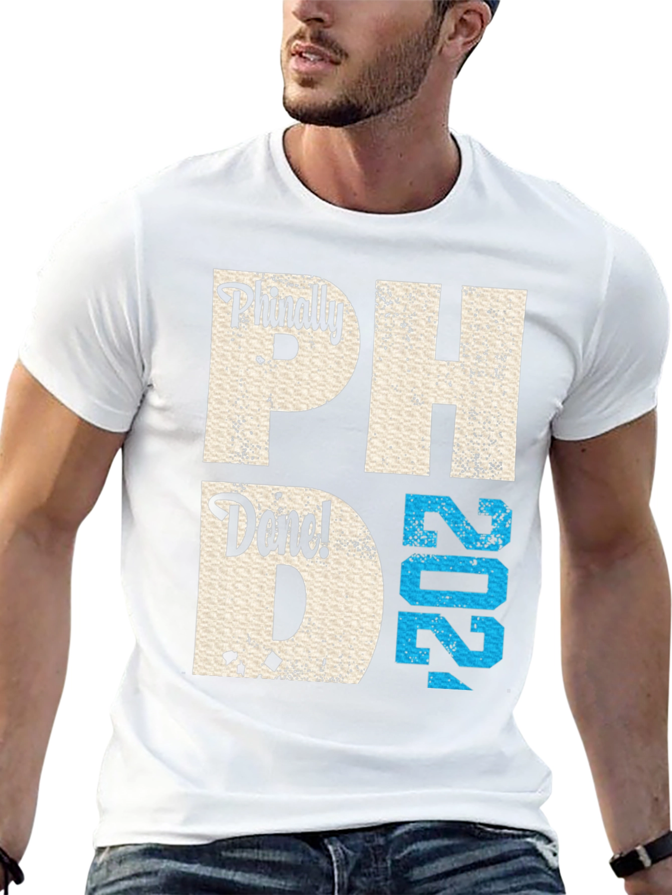 Black Phinally Done! PhD Graduate 2024 T-Shirt view 13