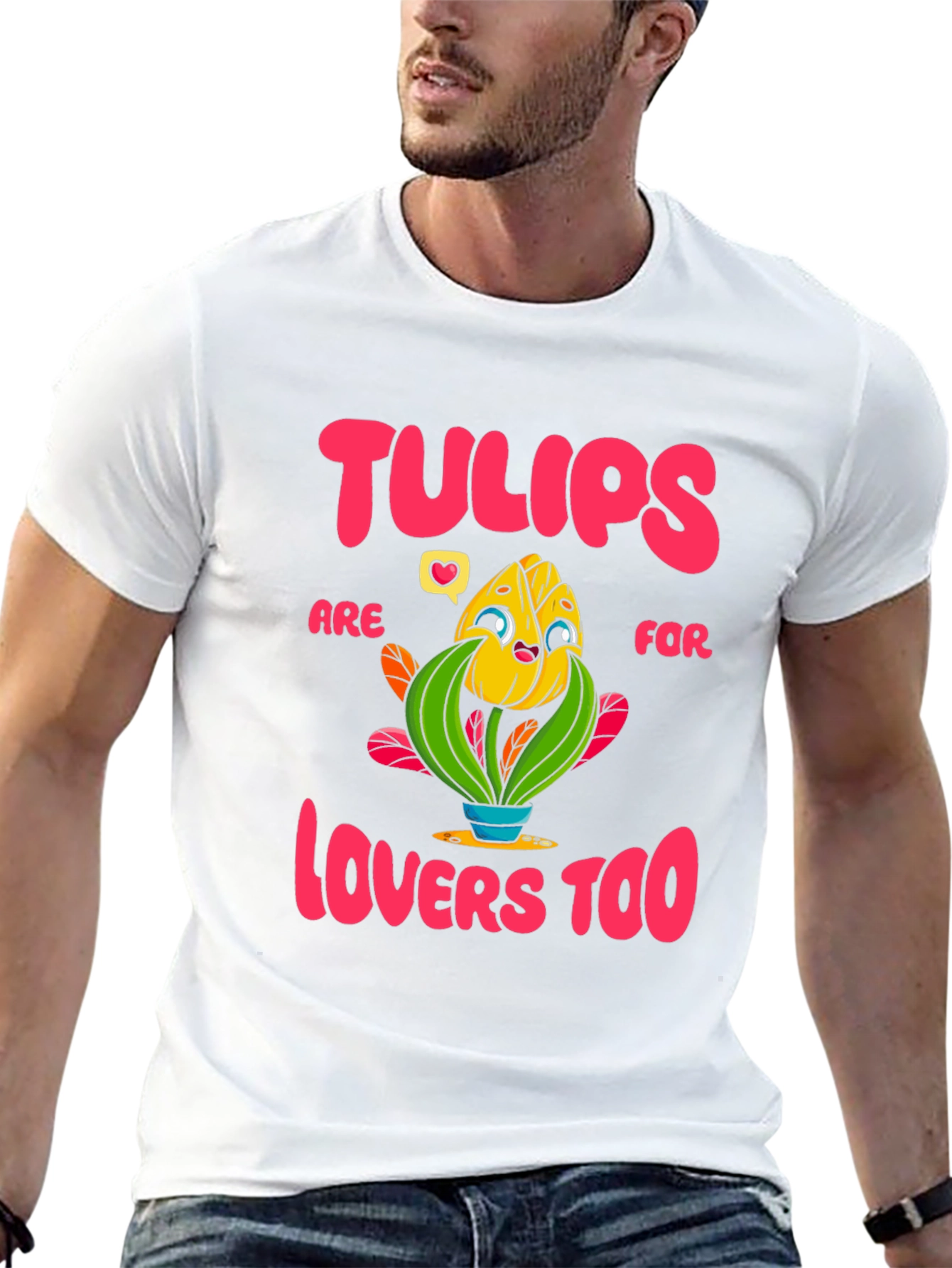 Black Tulips Are for Lovers T-Shirt view 13
