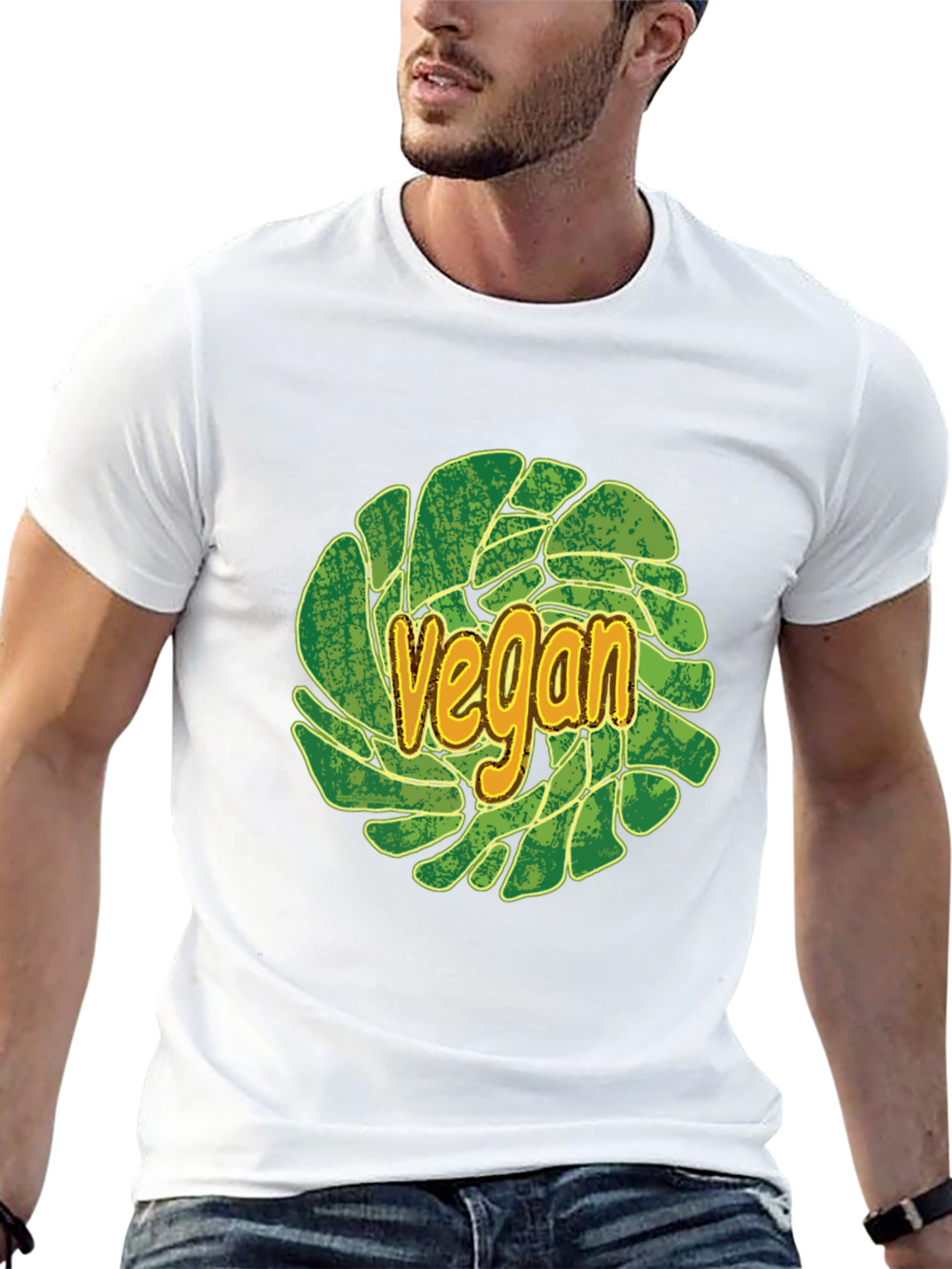 Black Vegan T-Shirt - Plant-Based Lifestyle Apparel view 13