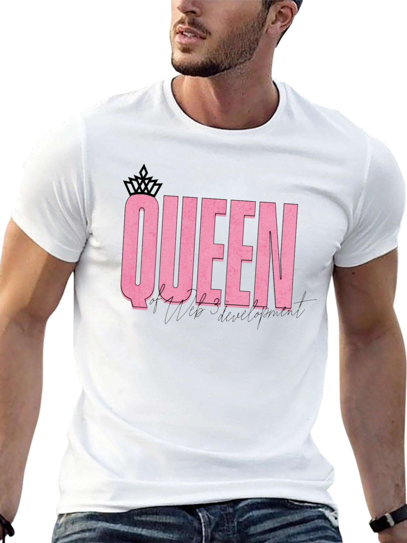 Black Queen of Web Development T-Shirt view 13