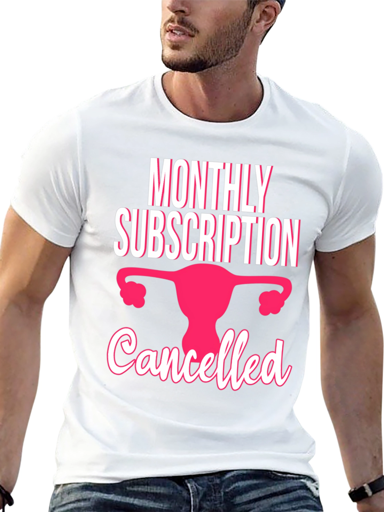 Black Monthly Subscription Canceled T-Shirt view 13