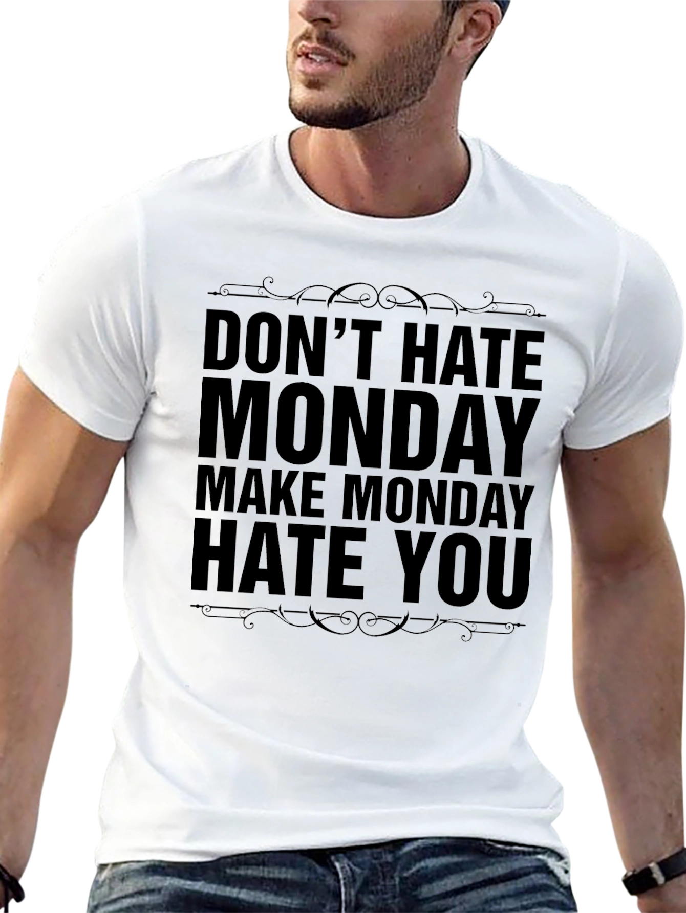 Black Don't Hate Monday Graphic Tee view 13