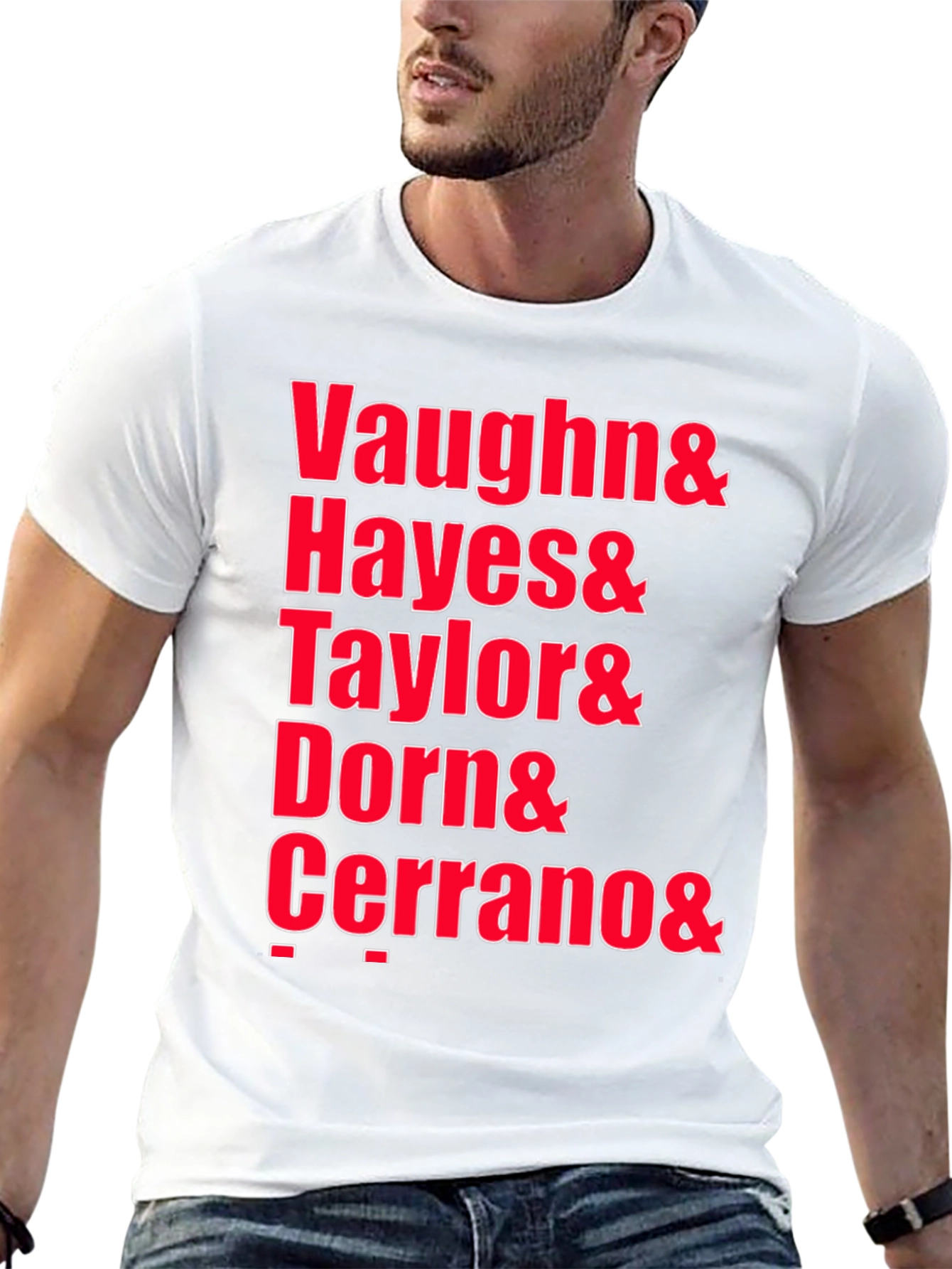 Black Vaughn Hayes Taylor Dorn Cerrano Graphic Tee view 13