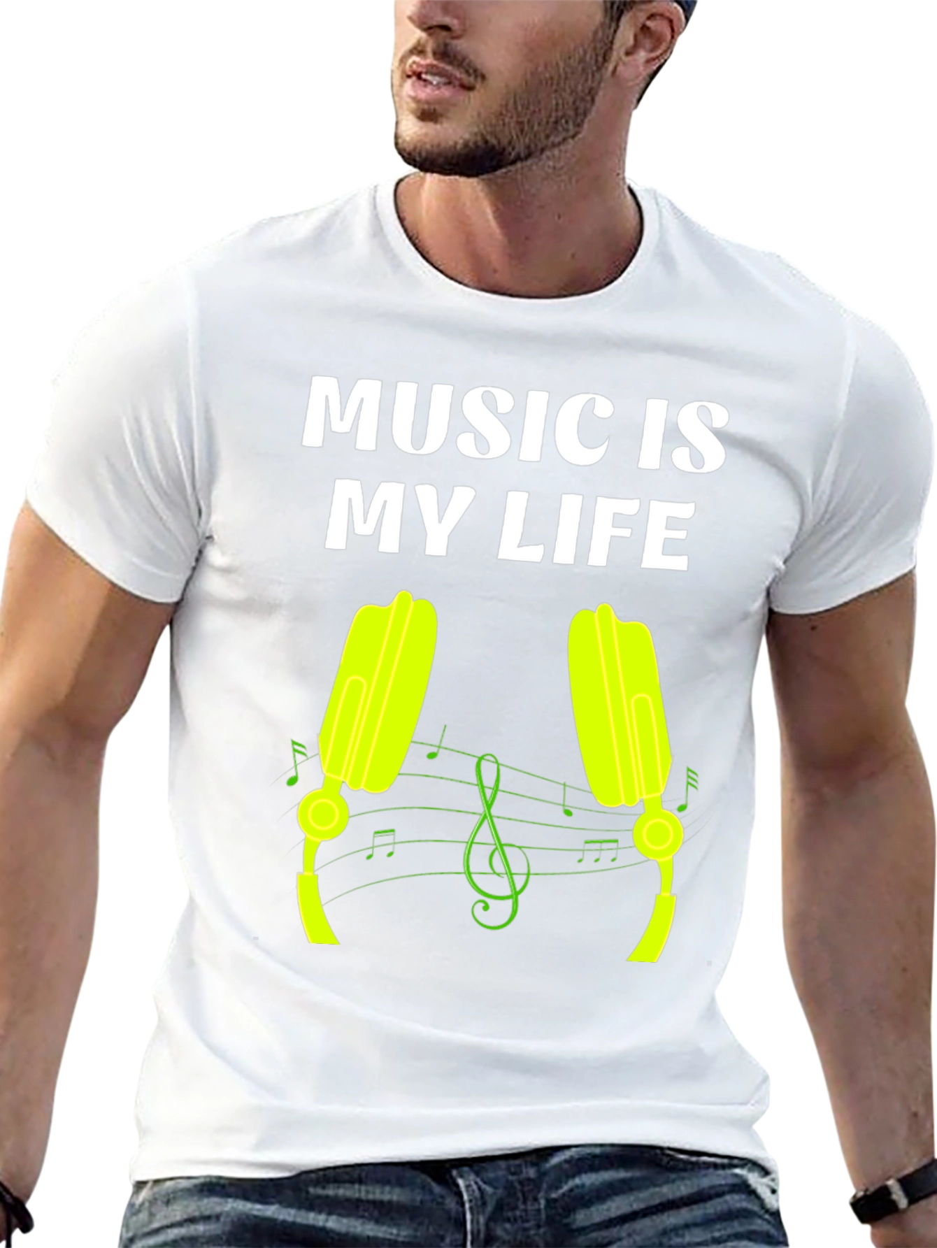 Black Music is My Life Graphic Tee view 13