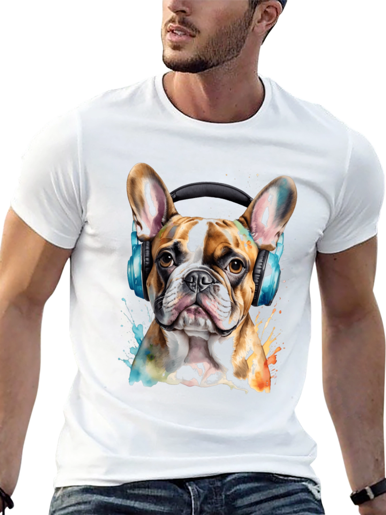 Black Bulldog DJ Graphic Tee view 13