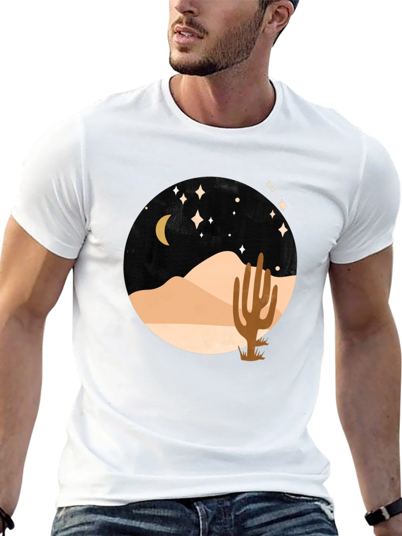 Black Desert Night Graphic Tee view 13