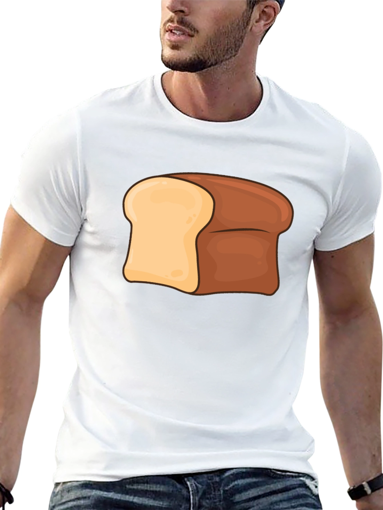 Black Bread Graphic T-Shirt - Comfort & Style view 13