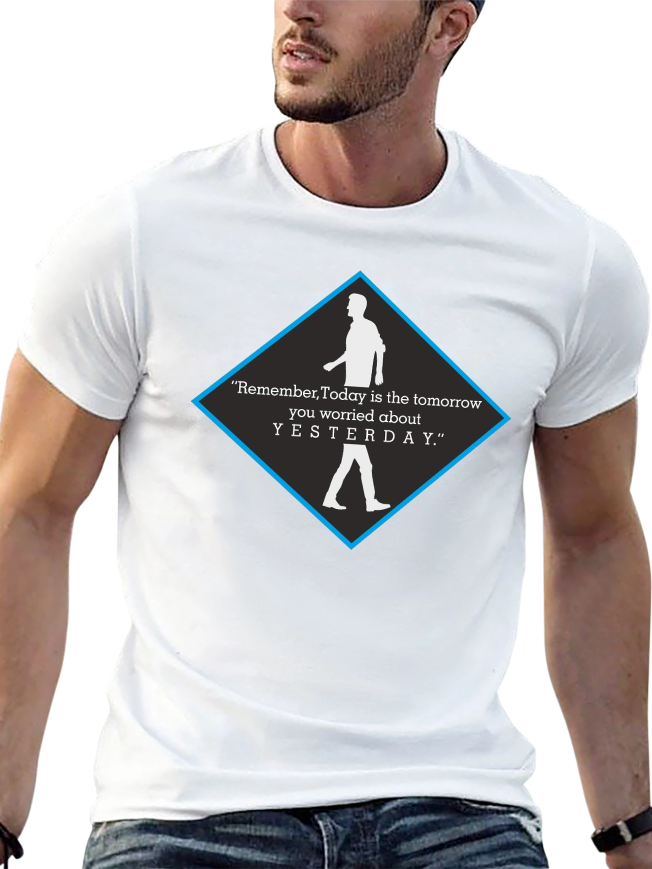 Black Motivational Graphic T-Shirt view 13