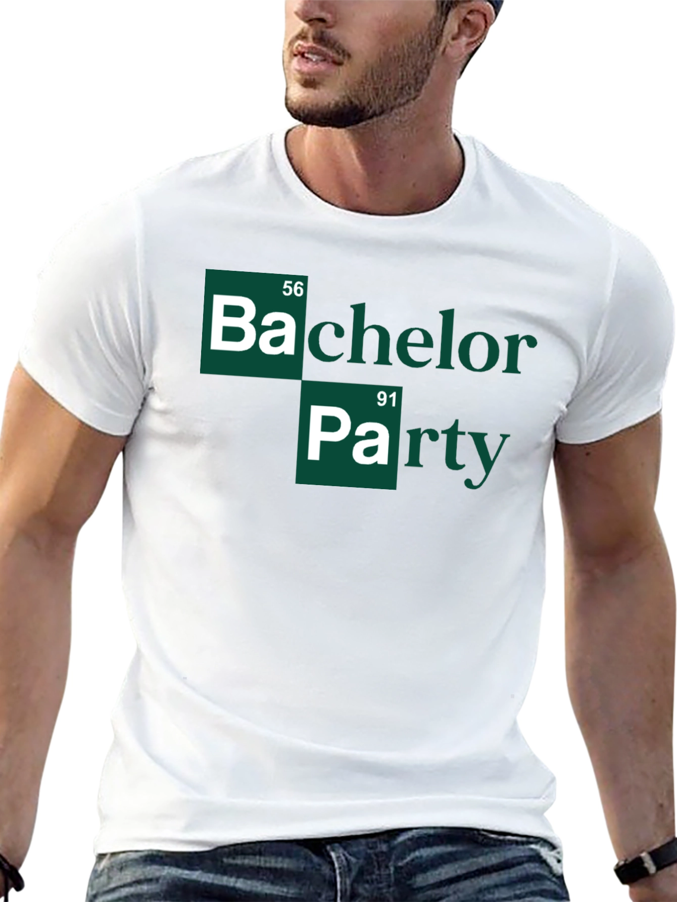 Black Bachelor Party Chemistry Shirt view 13