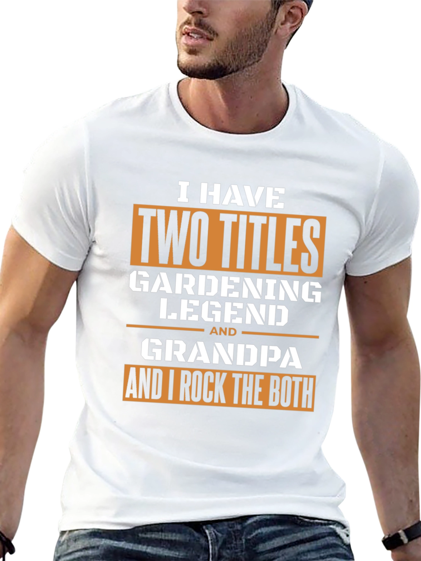 Black Gardening Legend Grandpa T-Shirt view 13