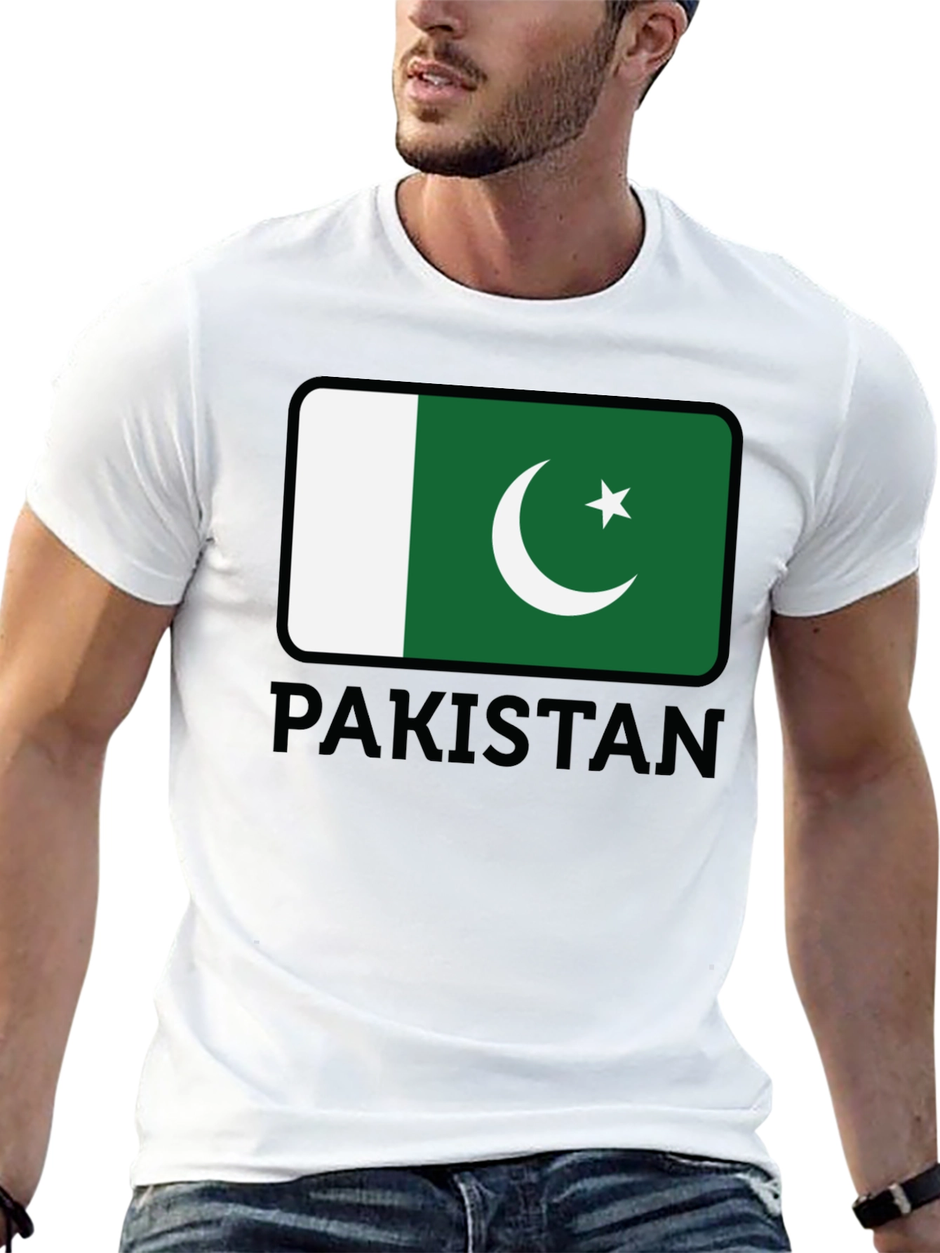 Black Pakistan Flag T-Shirt - Show Your Pride! view 13