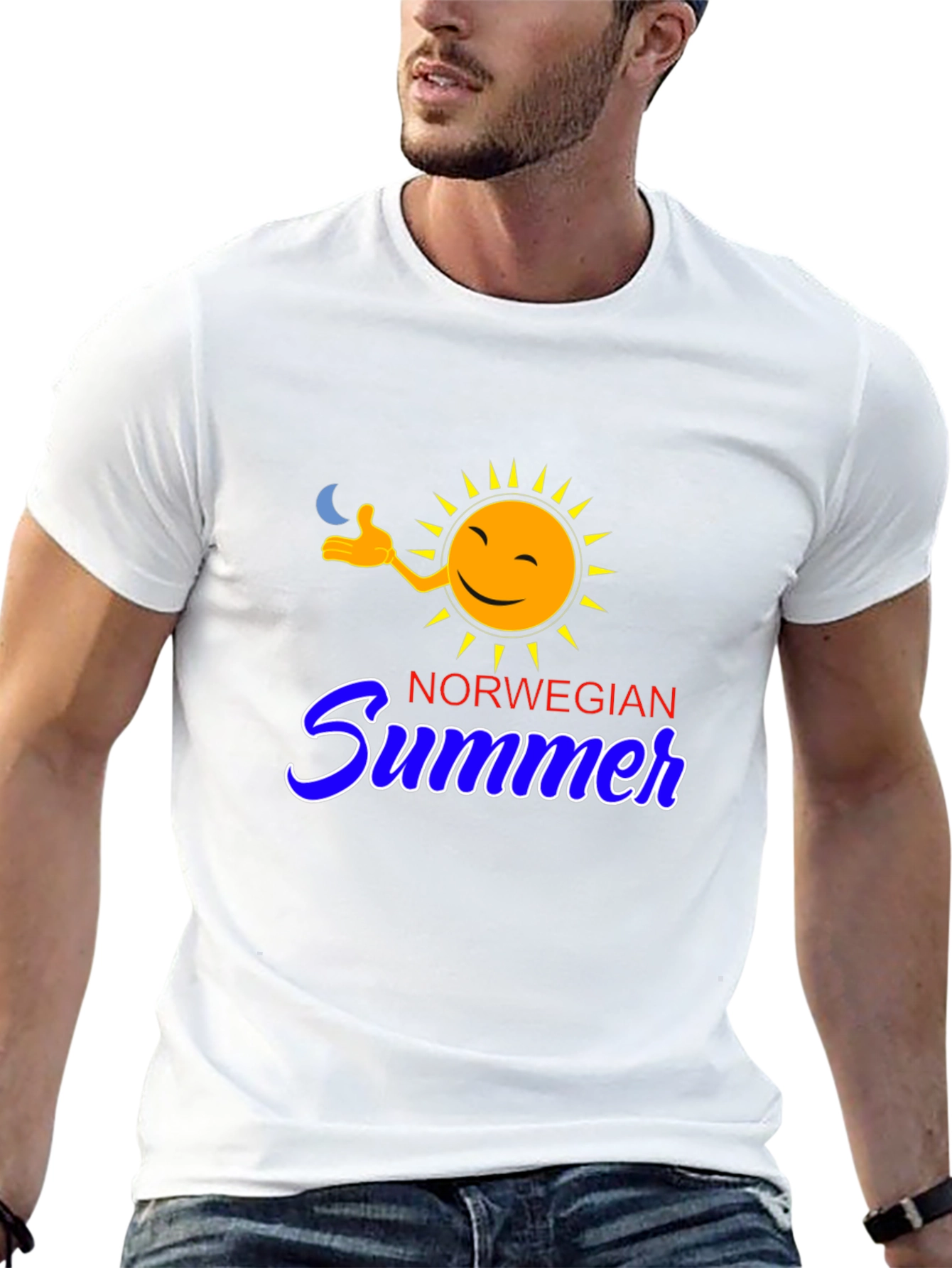 Black Norwegian Summer T-Shirt - Black Tee view 13