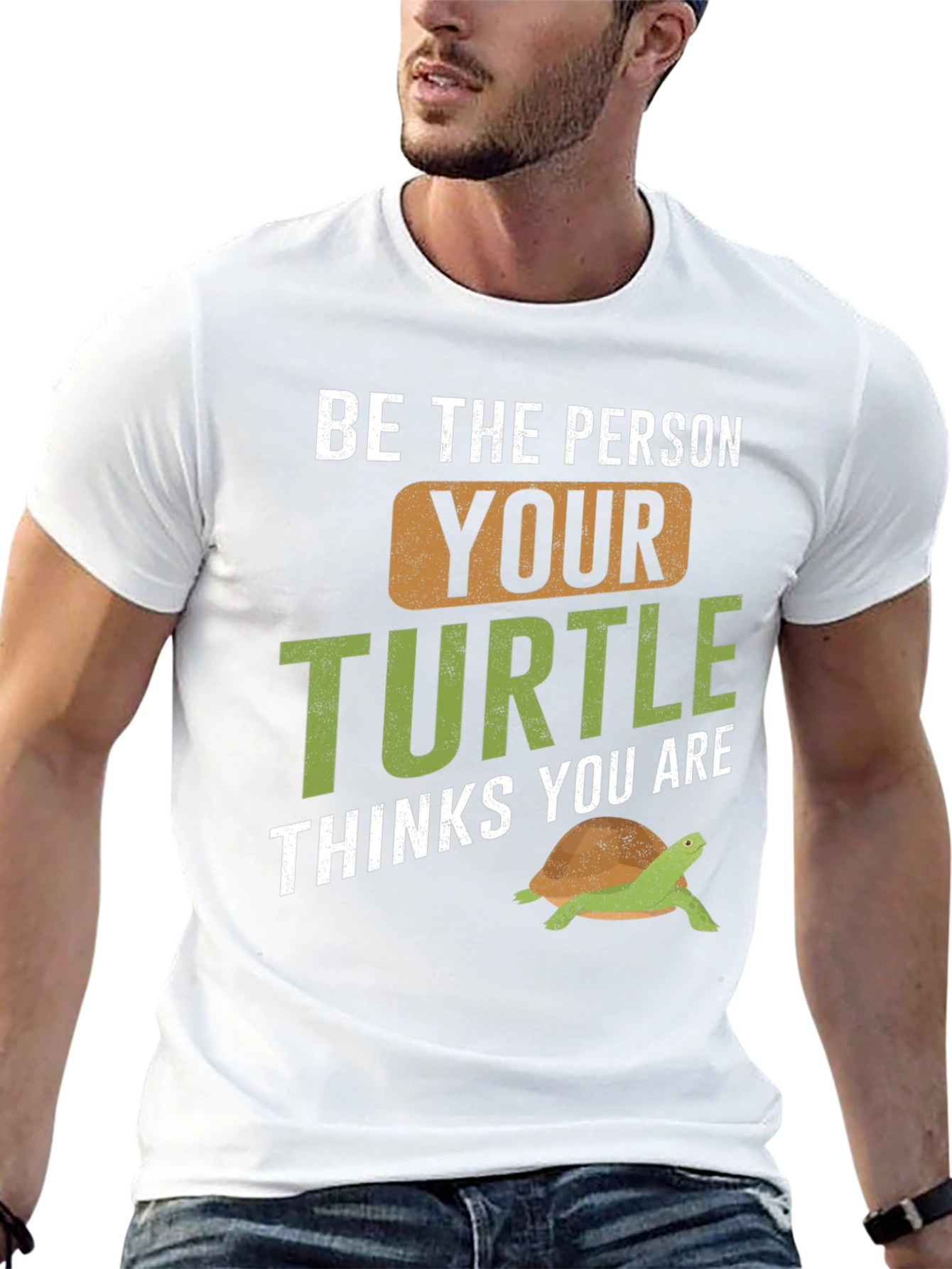 Black Turtle Lover T-Shirt - Be The Person Your Turtle Thinks You Are view 13