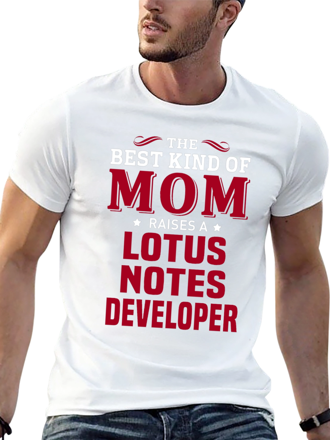 Black Best Kind of Mom Lotus Notes Developer T-Shirt view 13