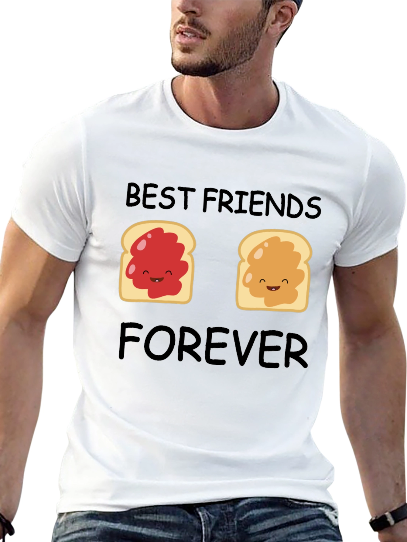 Black Best Friends Forever T-Shirt view 13