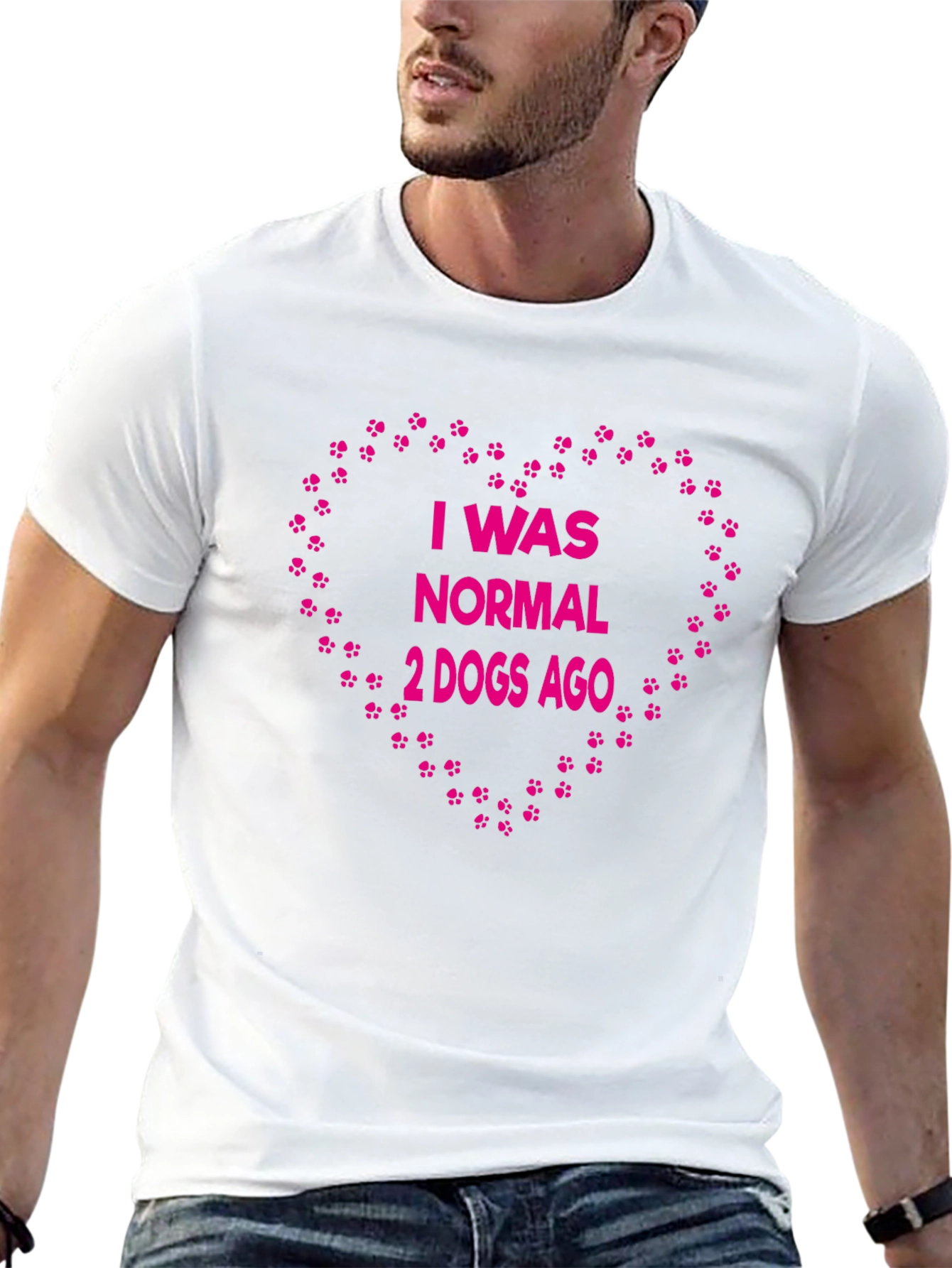 I Was Normal 2 Dogs Ago T-Shirt - 13