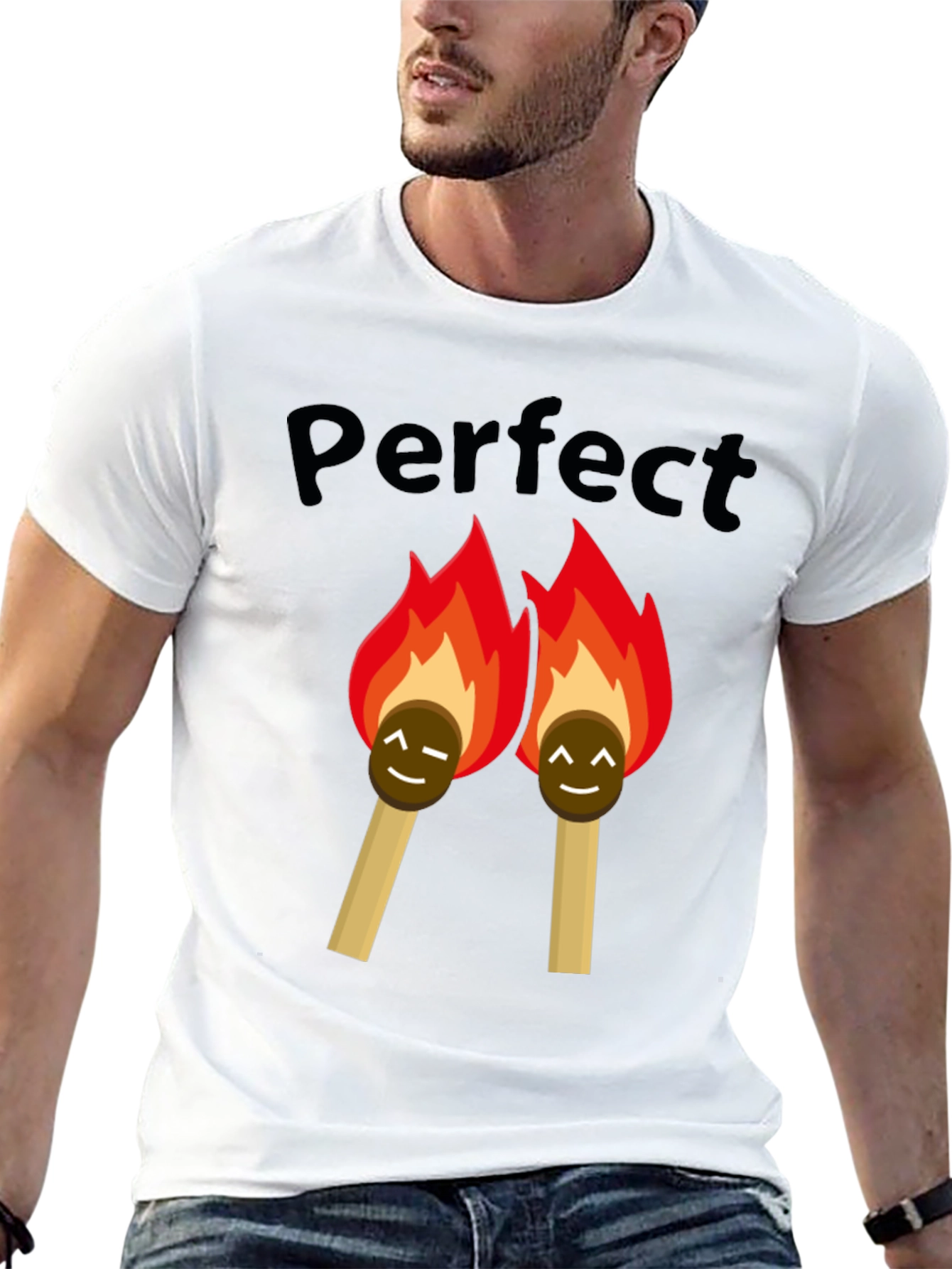 Black Perfect Match Graphic T-Shirt view 13