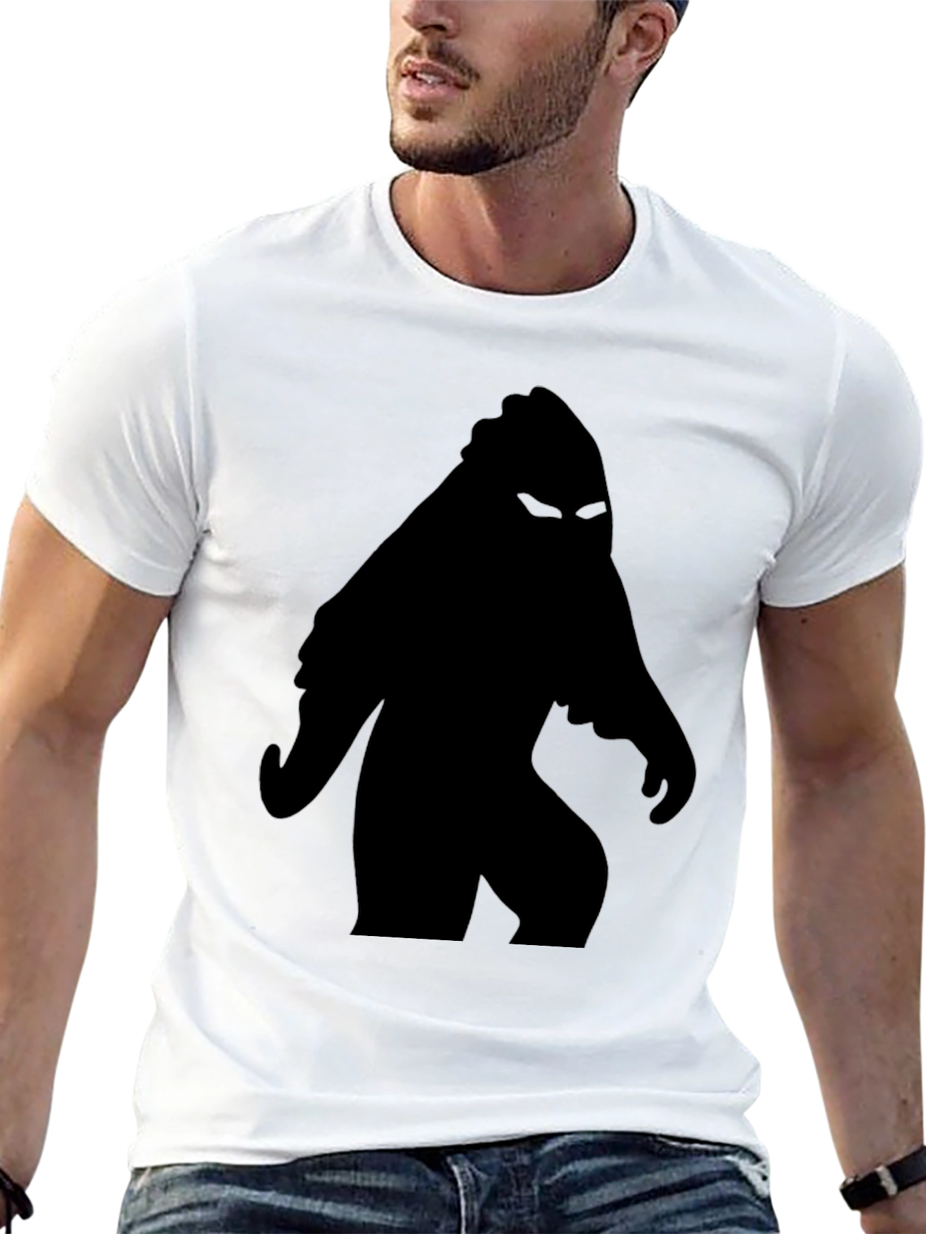 Sasquatch Silhouette T-Shirt - Cryptid Tee - 13