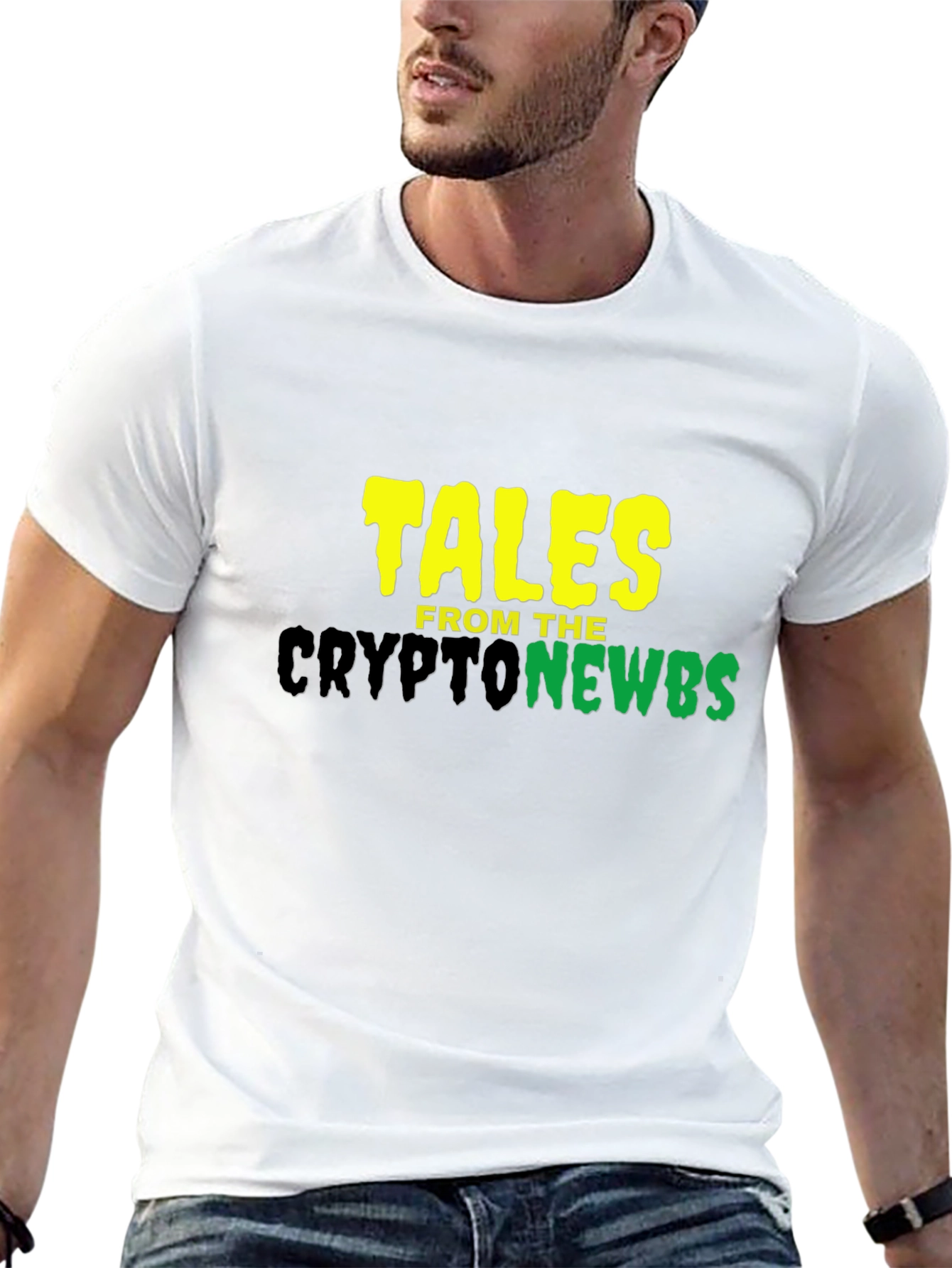 Black Tales From The Crypto Newbs Black T-Shirt view 13