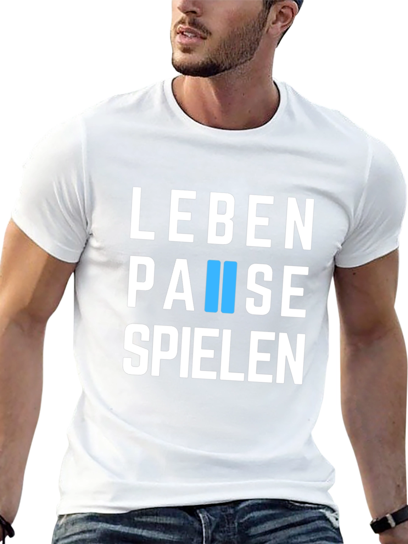 Black Leben Pause Spielen T-Shirt - Relax & Play view 13