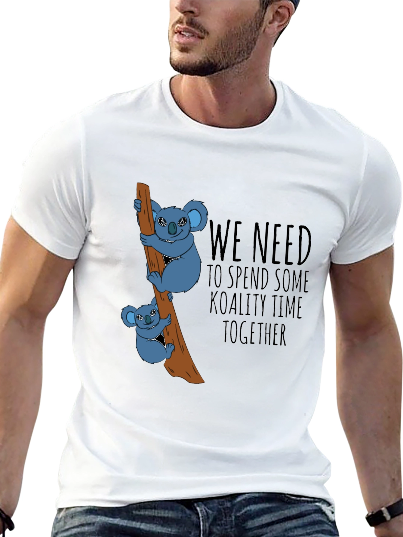 Black Koala Quality Time Graphic Tee view 13