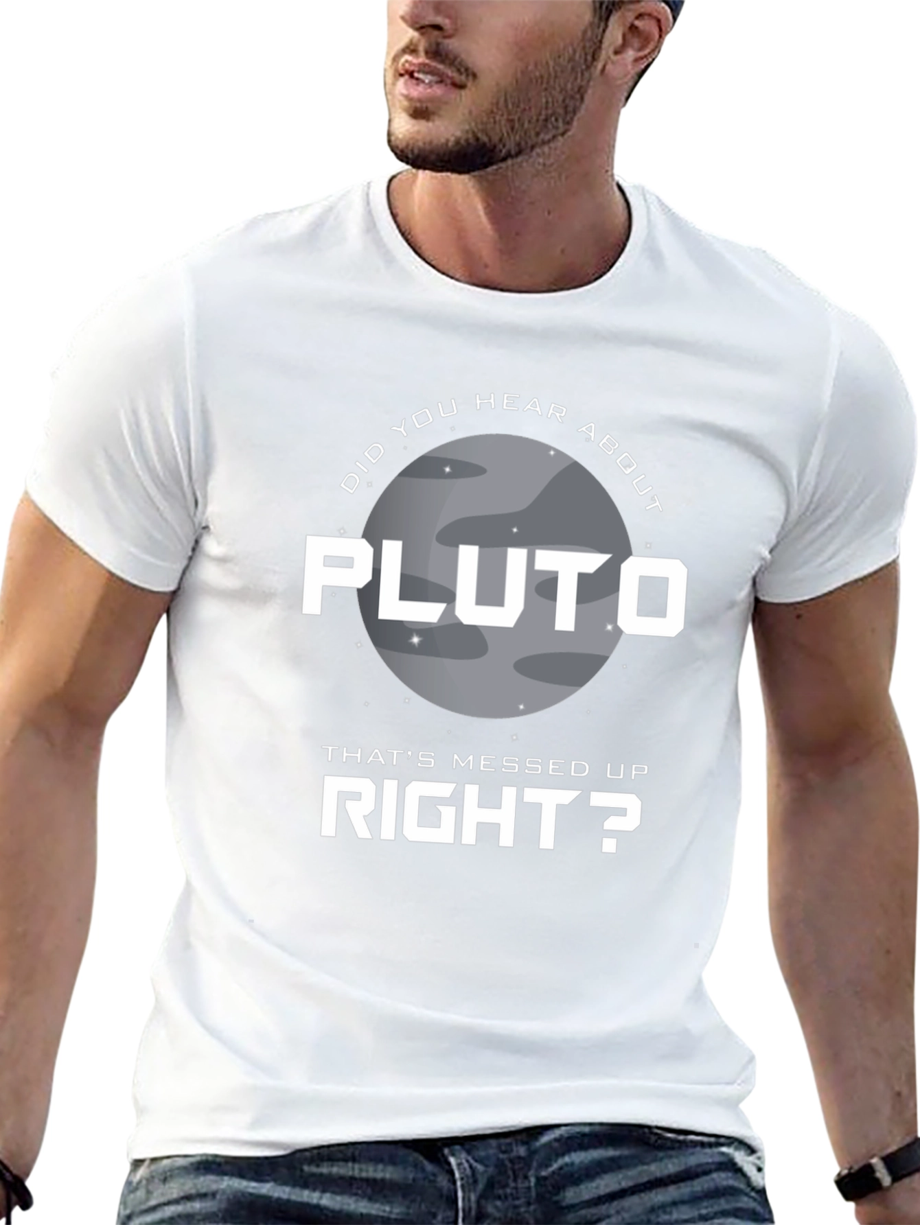 Black Pluto That's Messed Up T-Shirt view 13